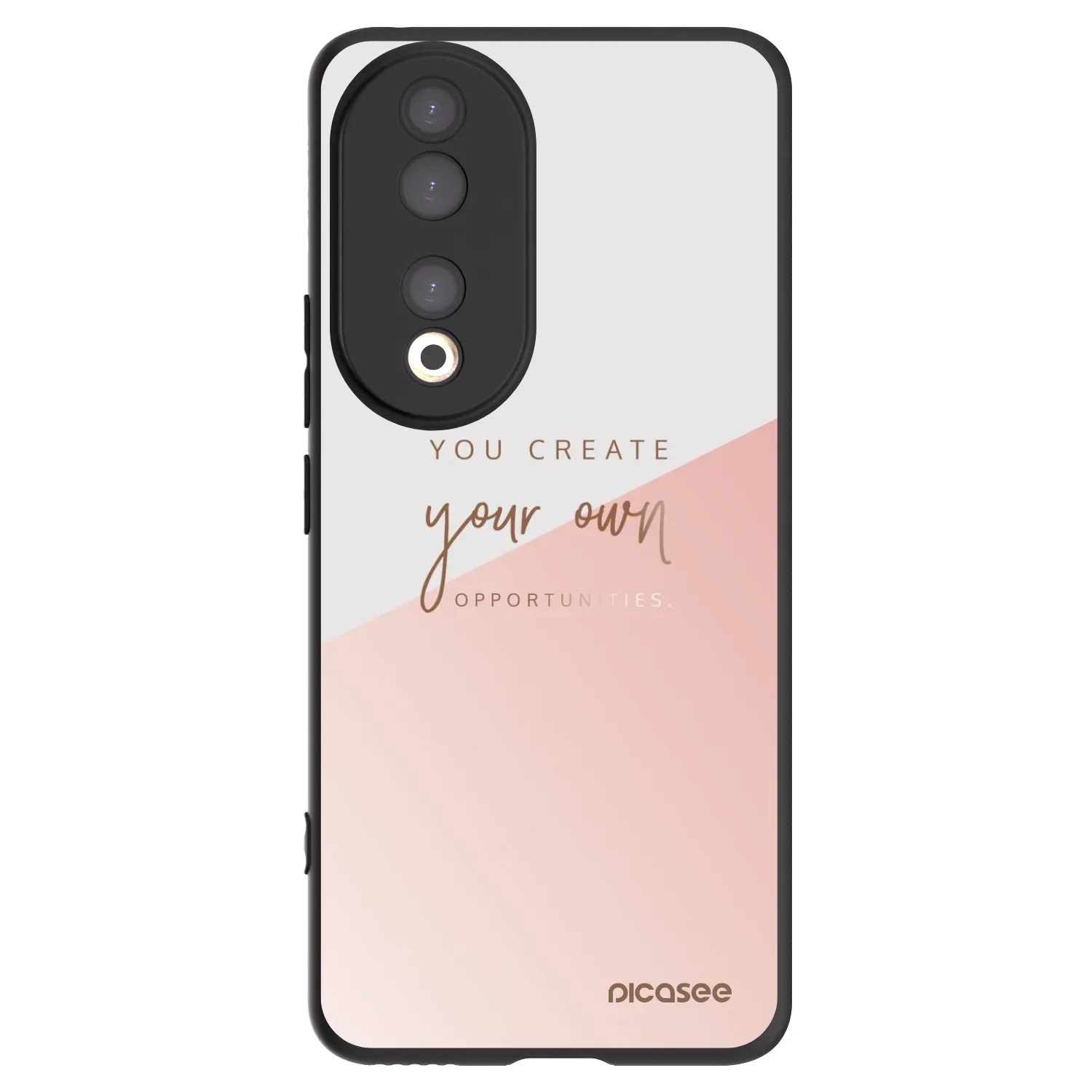 Picasee husă neagră din silicon pentru Honor 90 5G - You create your own opportunities