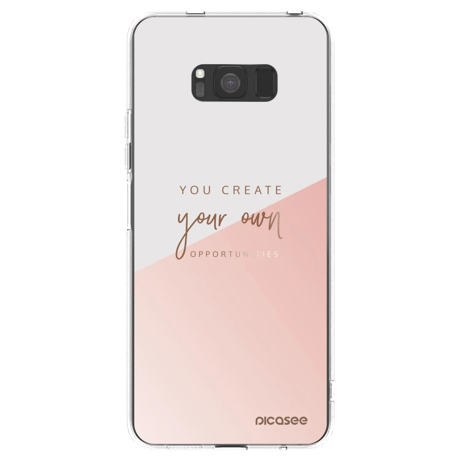 Picasee husă transparentă din silicon pentru Samsung Galaxy S8 G950F - You create your own opportunities