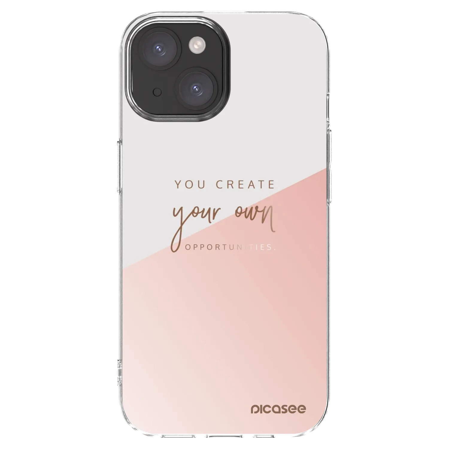 Picasee husă transparentă din silicon pentru Apple iPhone 15 - You create your own opportunities