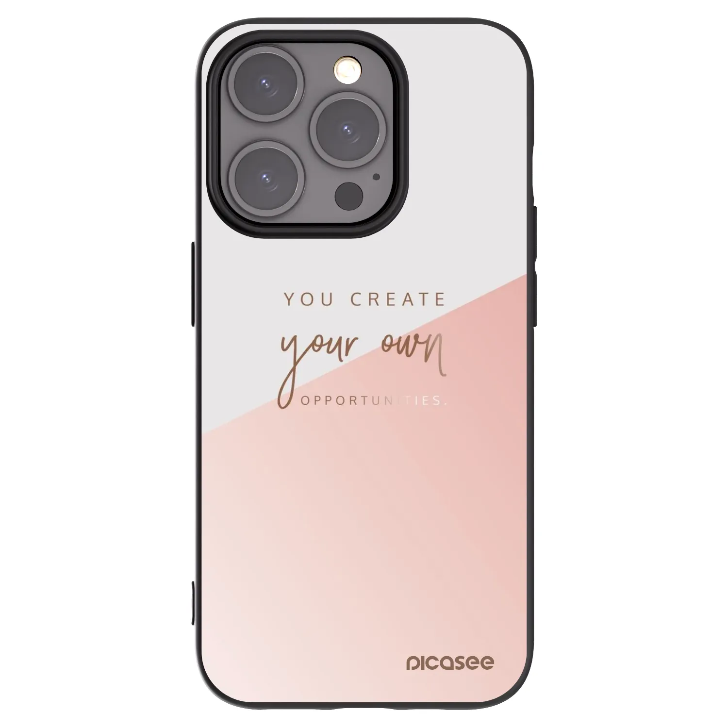 Picasee husă neagră din silicon pentru Apple iPhone 15 Pro - You create your own opportunities