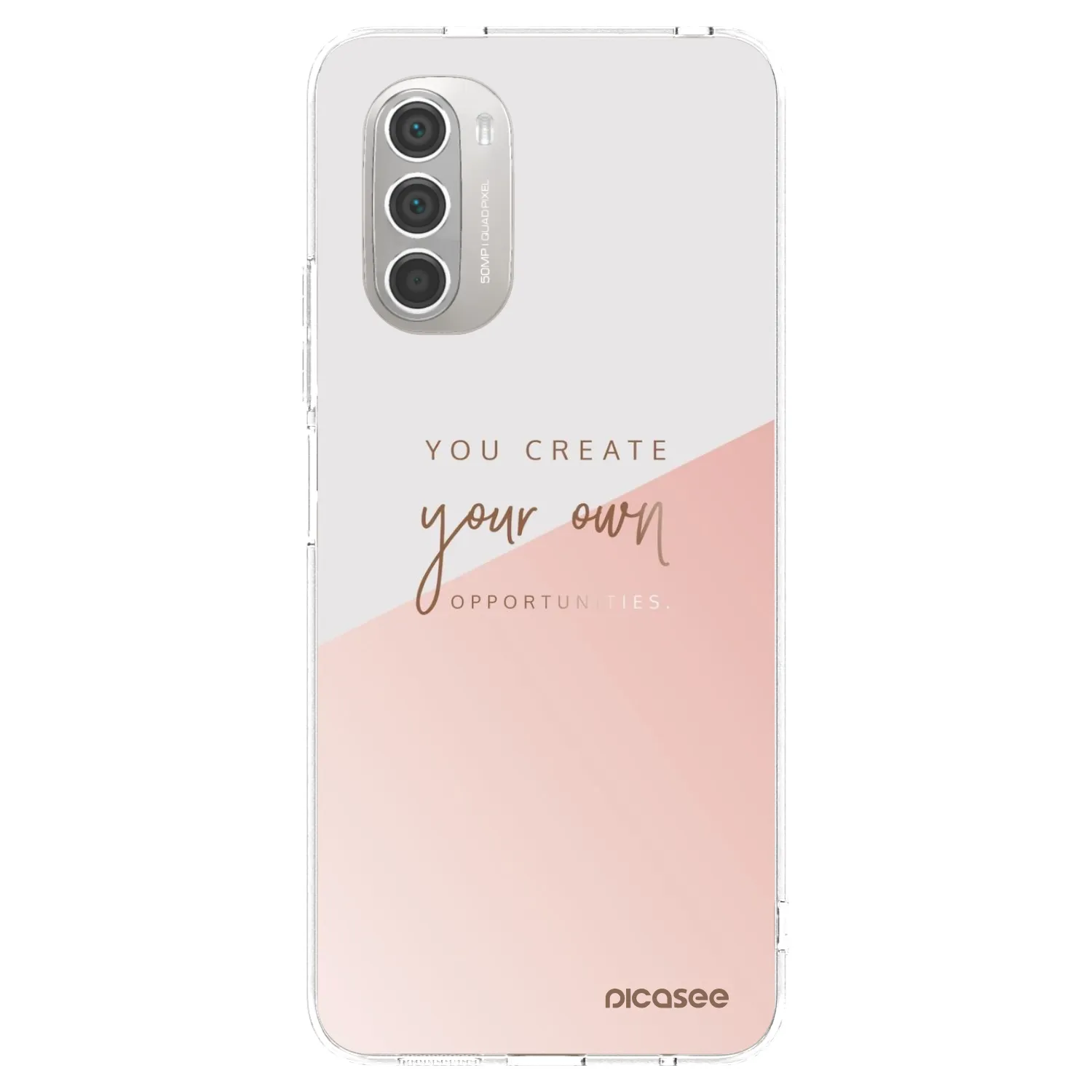 Picasee husă transparentă din silicon pentru Motorola Moto G51 - You create your own opportunities