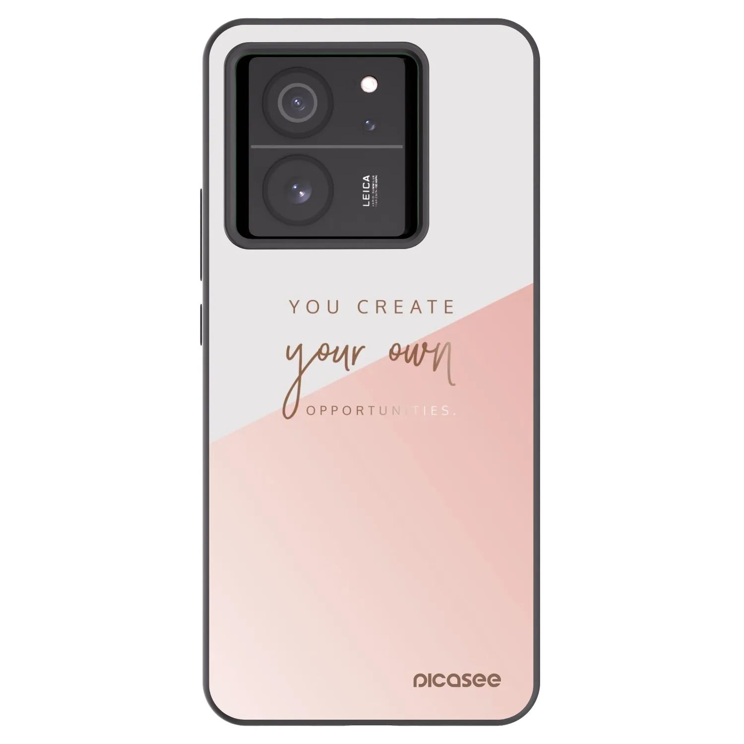 Picasee husă neagră din silicon pentru Xiaomi 13T - You create your own opportunities