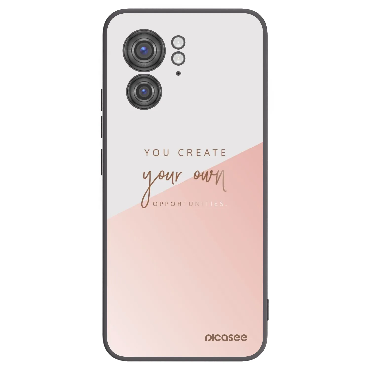 Picasee husă neagră din silicon pentru Motorola Edge 40 - You create your own opportunities