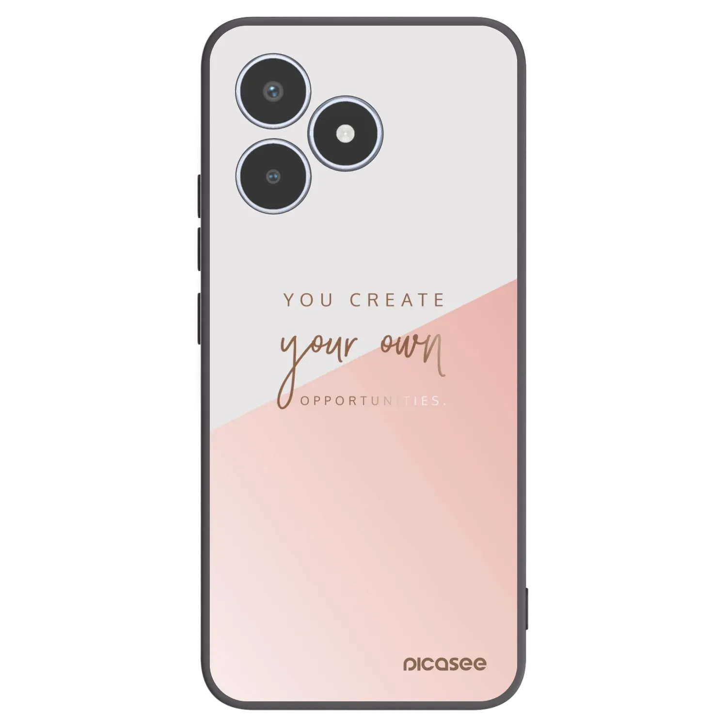 Picasee husă neagră din silicon pentru Realme C53 - You create your own opportunities