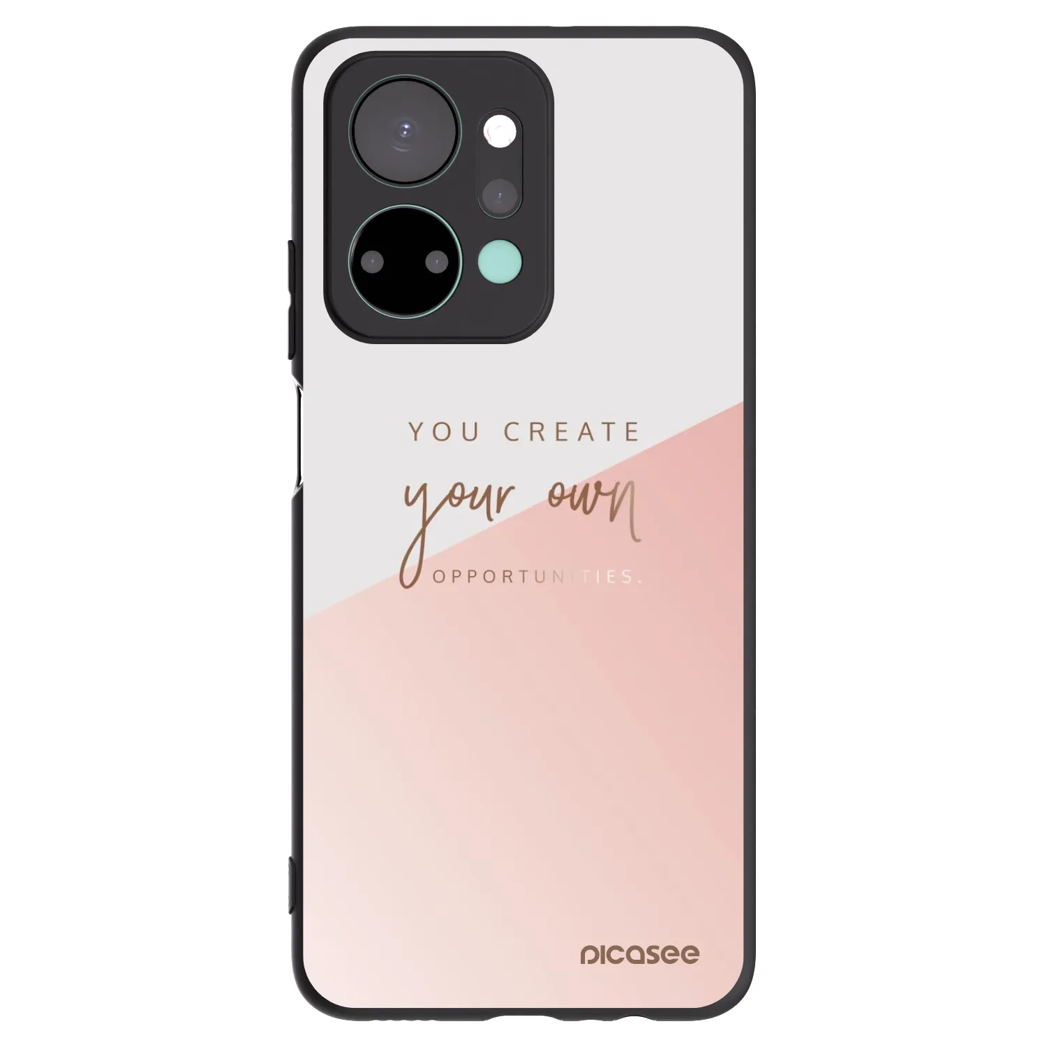 Picasee husă neagră din silicon pentru Honor X7a - You create your own opportunities