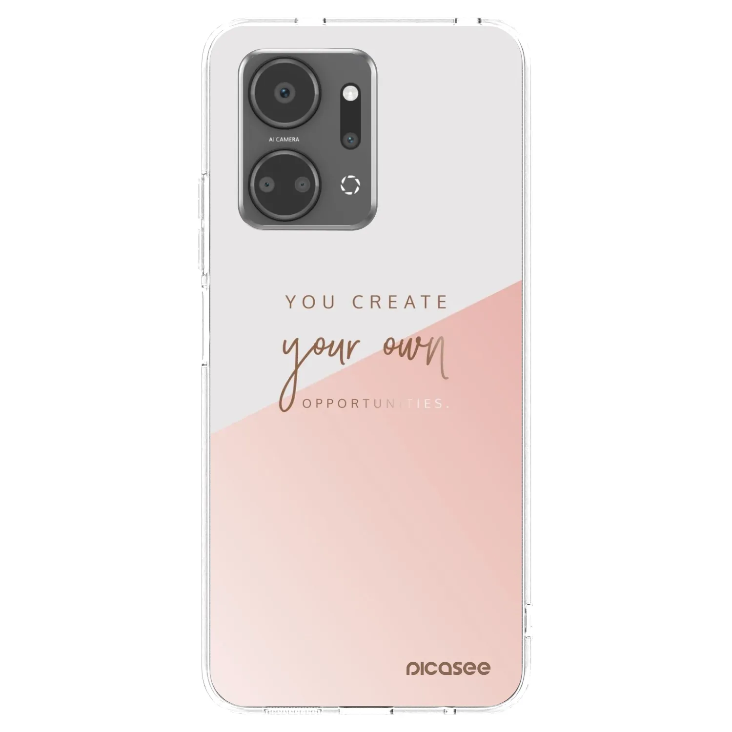 Picasee husă transparentă din silicon pentru Honor X7a - You create your own opportunities