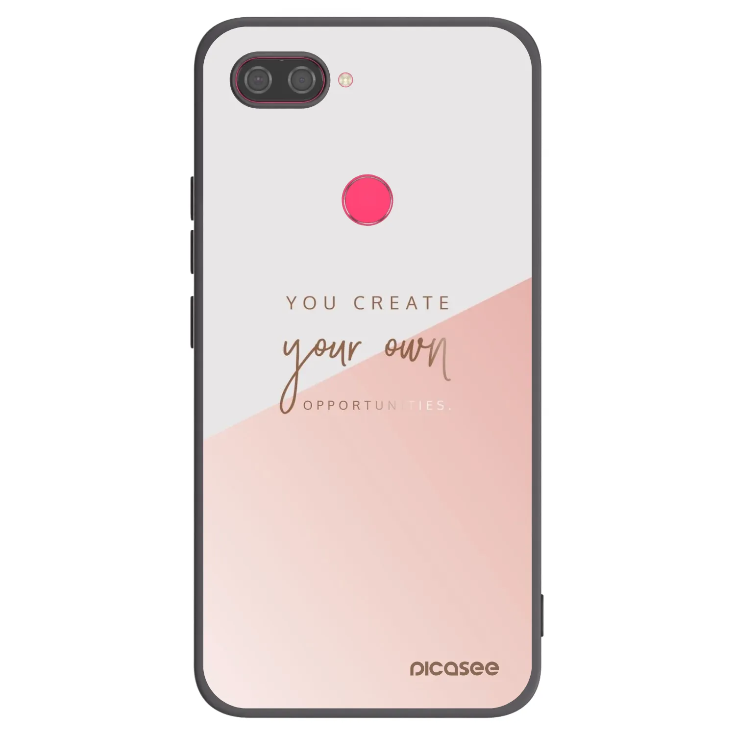 Picasee husă neagră din silicon pentru Xiaomi Mi 8 Lite - You create your own opportunities