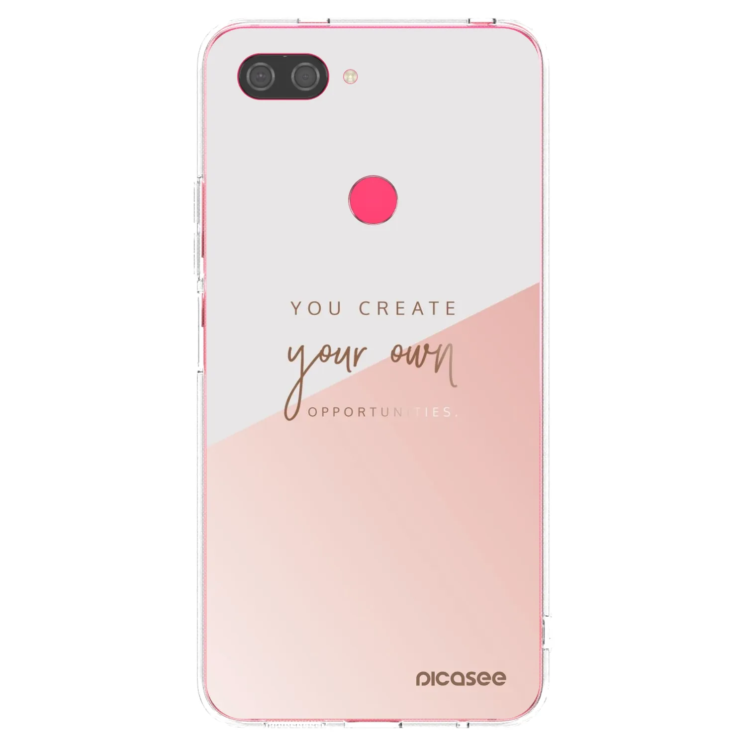 Picasee husă transparentă din silicon pentru Xiaomi Mi 8 Lite - You create your own opportunities