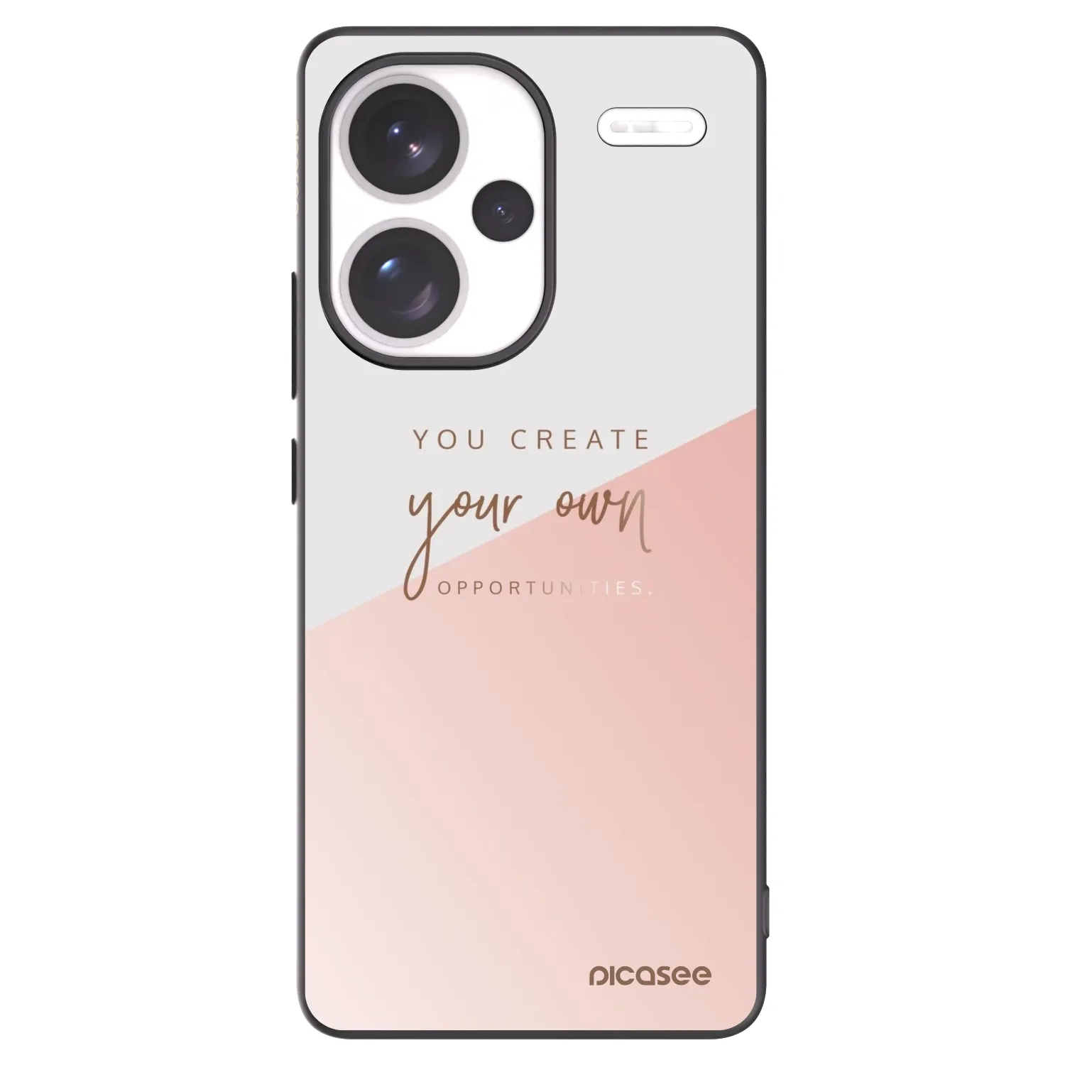 Picasee husă neagră din silicon pentru Xiaomi Redmi Note 13 Pro+ 5G - You create your own opportunities