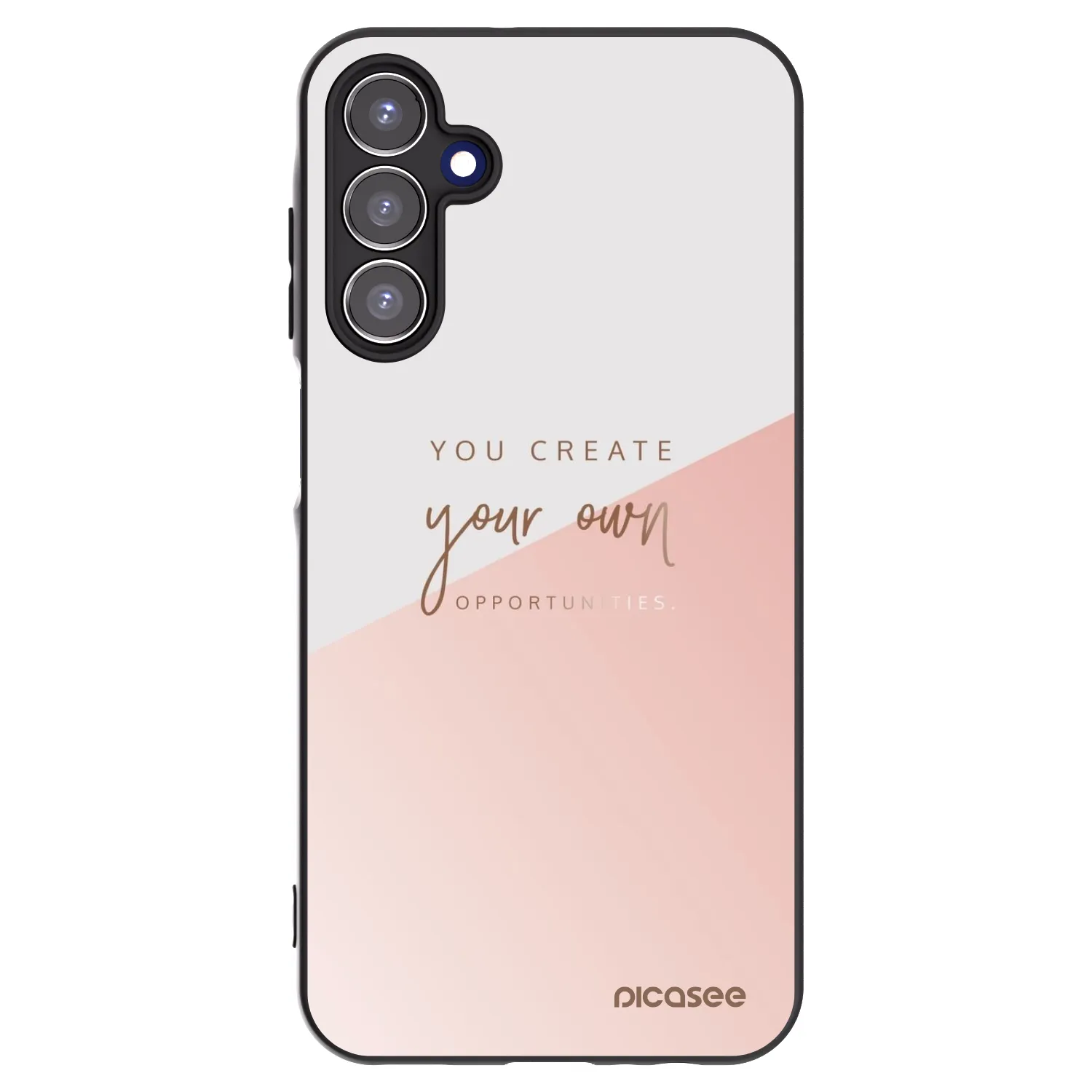 Picasee husă neagră din silicon pentru Samsung Galaxy A15 A156B 5G - You create your own opportunities