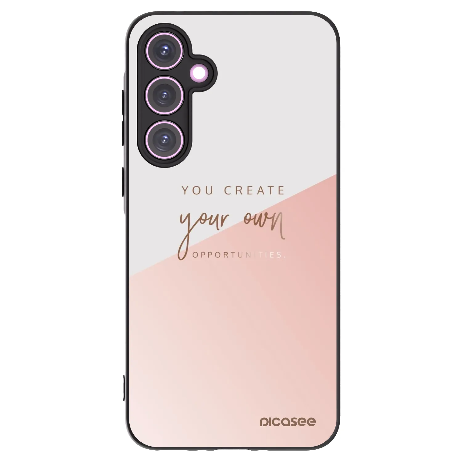 Picasee husă neagră din silicon pentru Samsung Galaxy A35 5G A356B - You create your own opportunities