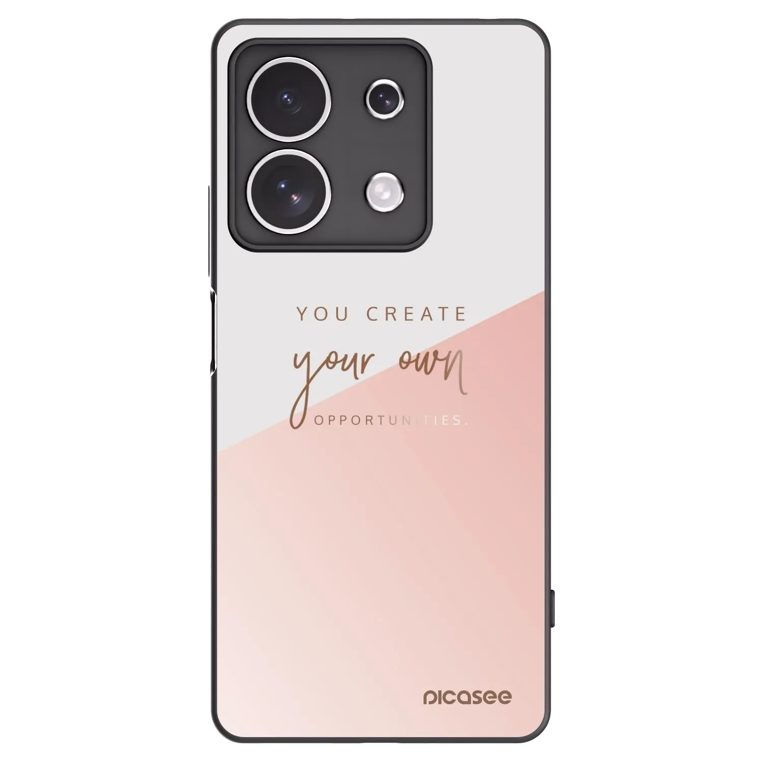 Picasee husă neagră din silicon pentru Xiaomi Redmi Note 13 4G - You create your own opportunities