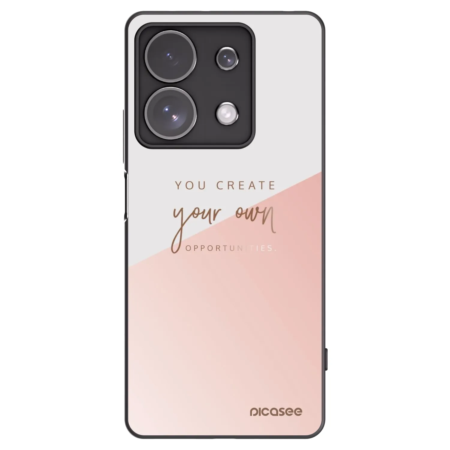 Picasee husă neagră din silicon pentru Xiaomi Redmi Note 13 Pro 4G - You create your own opportunities