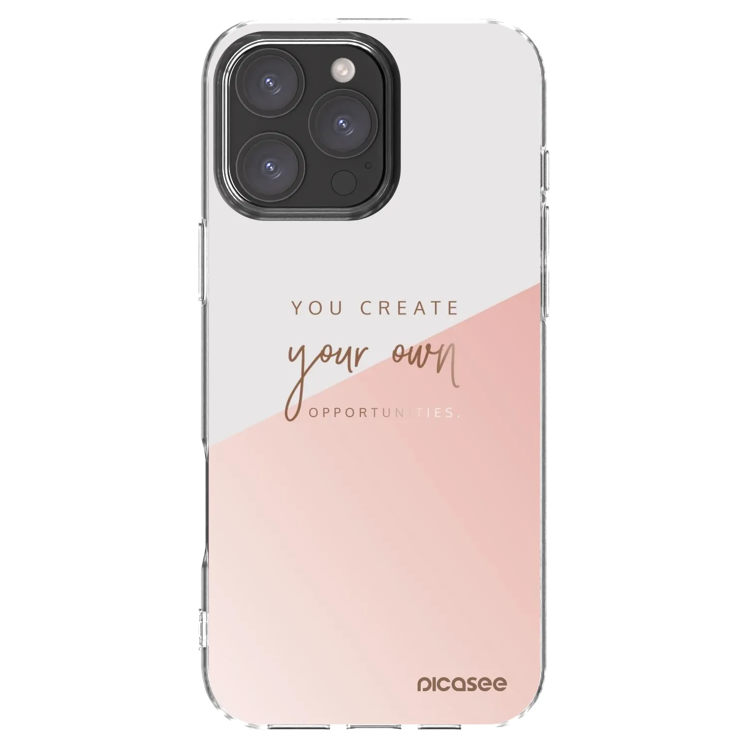 Picasee husă transparentă din silicon pentru Apple iPhone 16 Pro Max - You create your own opportunities