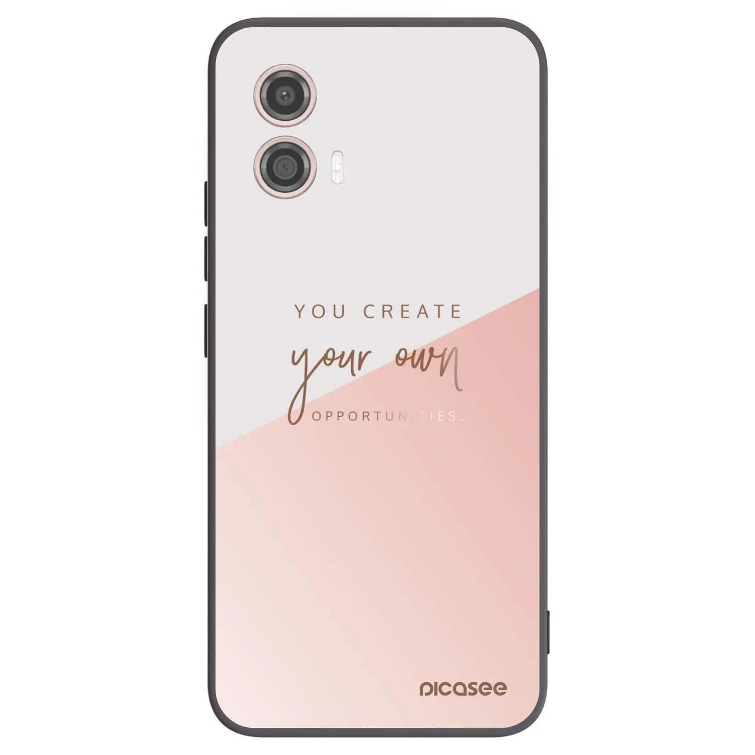 Picasee husă neagră din silicon pentru Motorola Moto G53 5G - You create your own opportunities