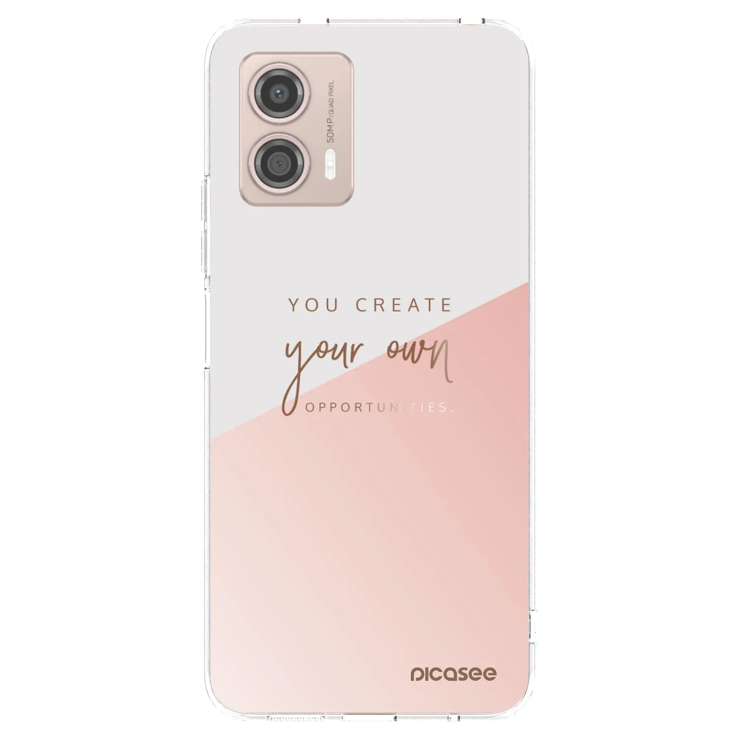 Picasee husă transparentă din silicon pentru Motorola Moto G53 5G - You create your own opportunities