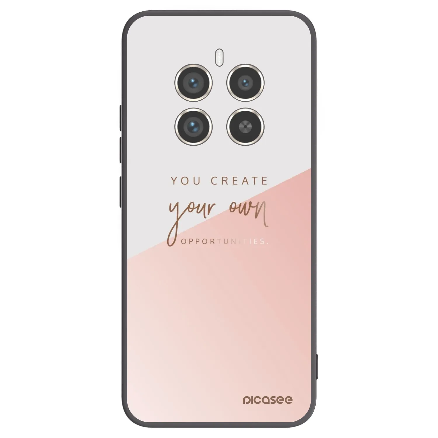 Picasee husă neagră din silicon pentru Realme 12 Pro 5G - You create your own opportunities