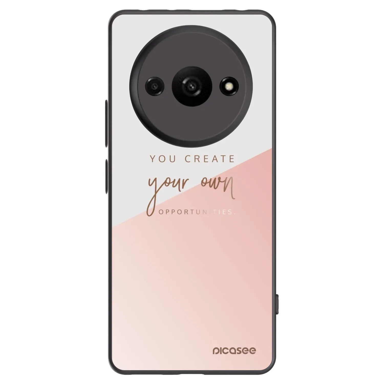 Picasee husă neagră din silicon pentru Xiaomi Redmi A3 - You create your own opportunities