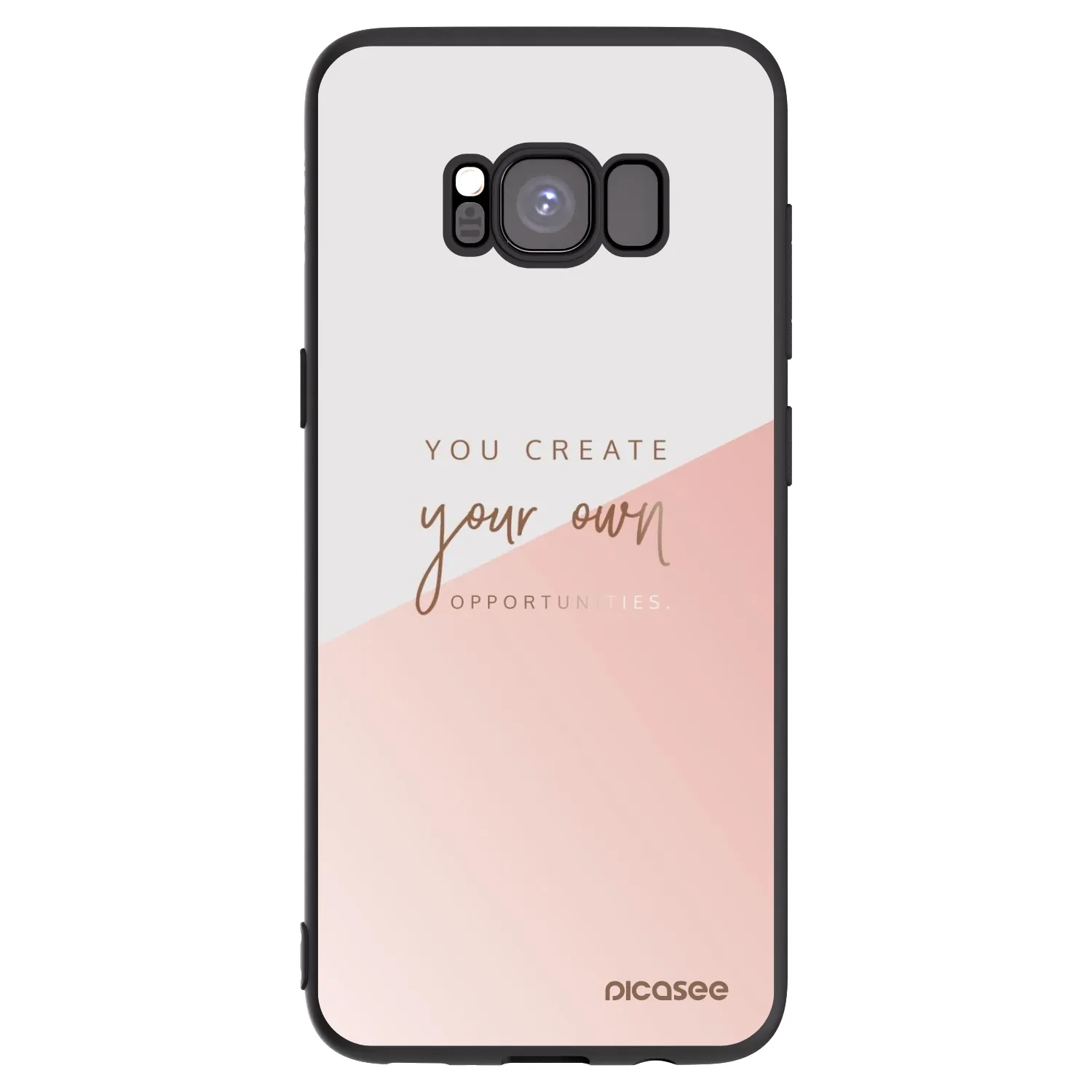Picasee husă neagră din silicon pentru Samsung Galaxy S8 G950F - You create your own opportunities