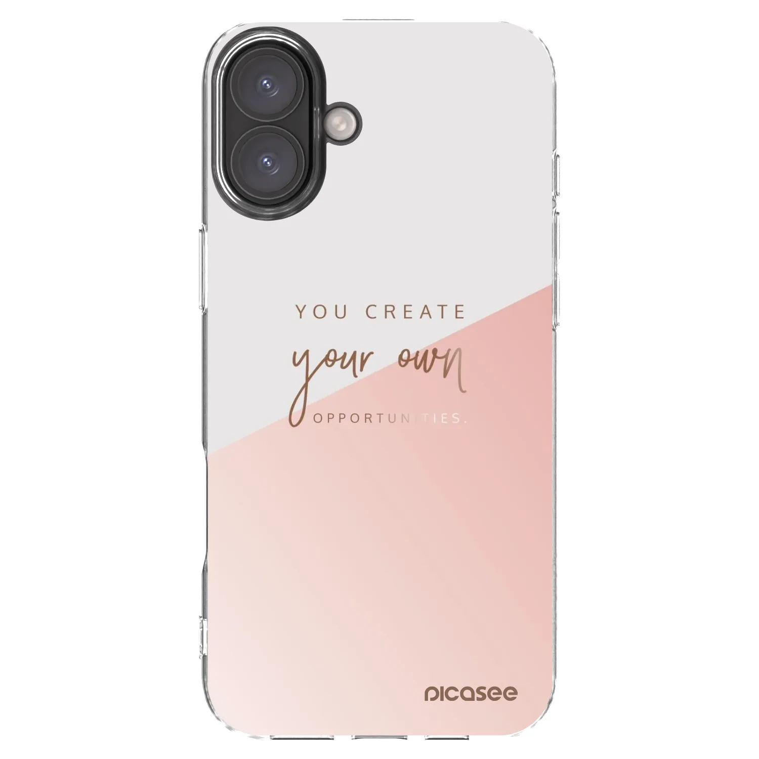 Picasee husă transparentă din silicon pentru Apple iPhone 16 Plus - You create your own opportunities