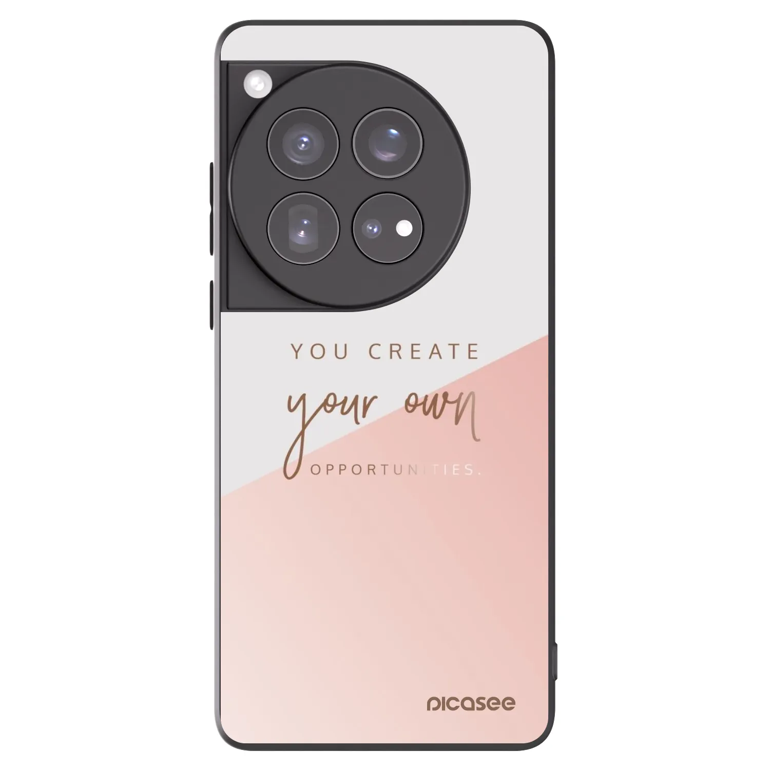 Picasee husă neagră din silicon pentru OnePlus 12 5G - You create your own opportunities