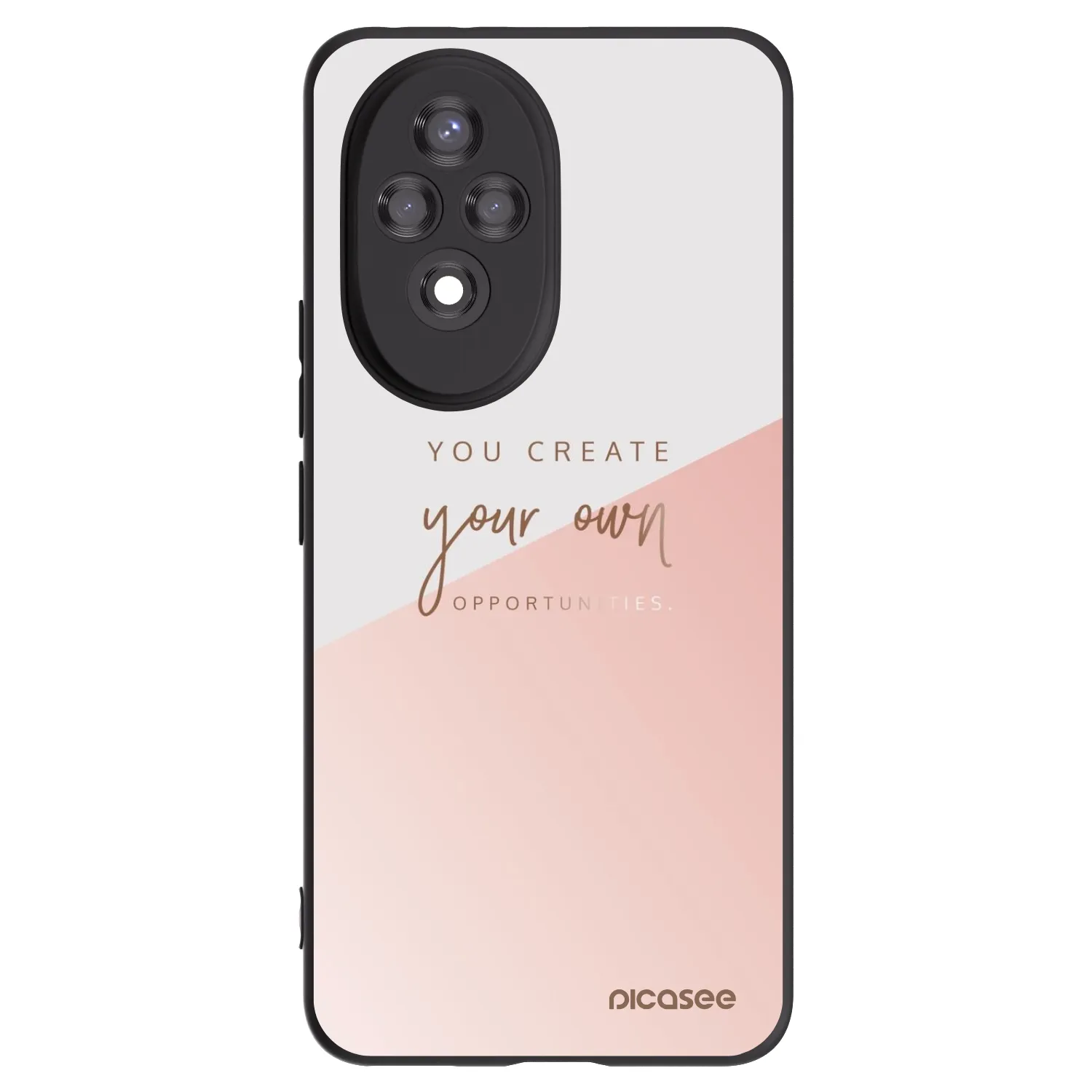 Picasee husă neagră din silicon pentru Honor 200 Pro 5G - You create your own opportunities
