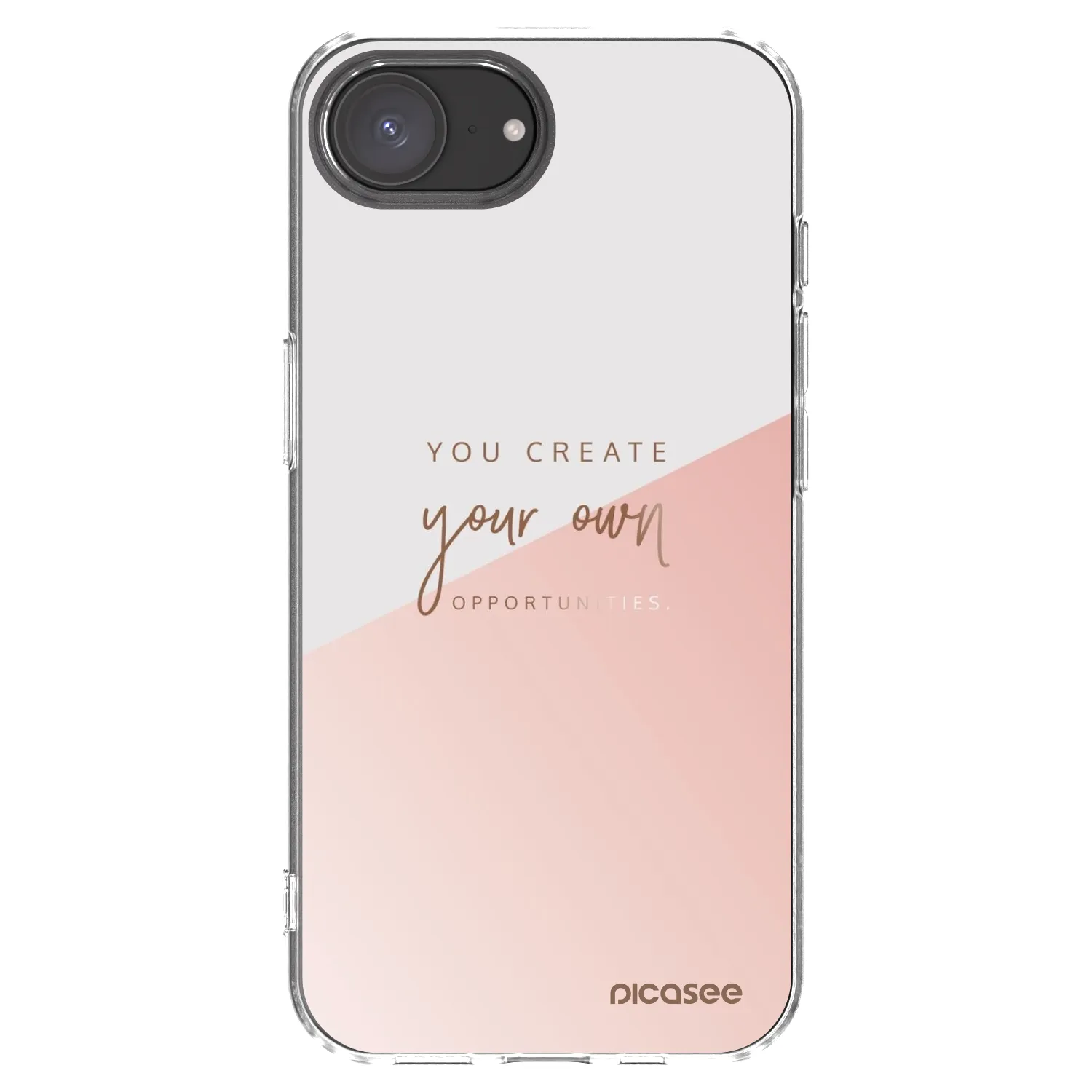 Picasee husă transparentă din silicon pentru Apple iPhone 16e - You create your own opportunities
