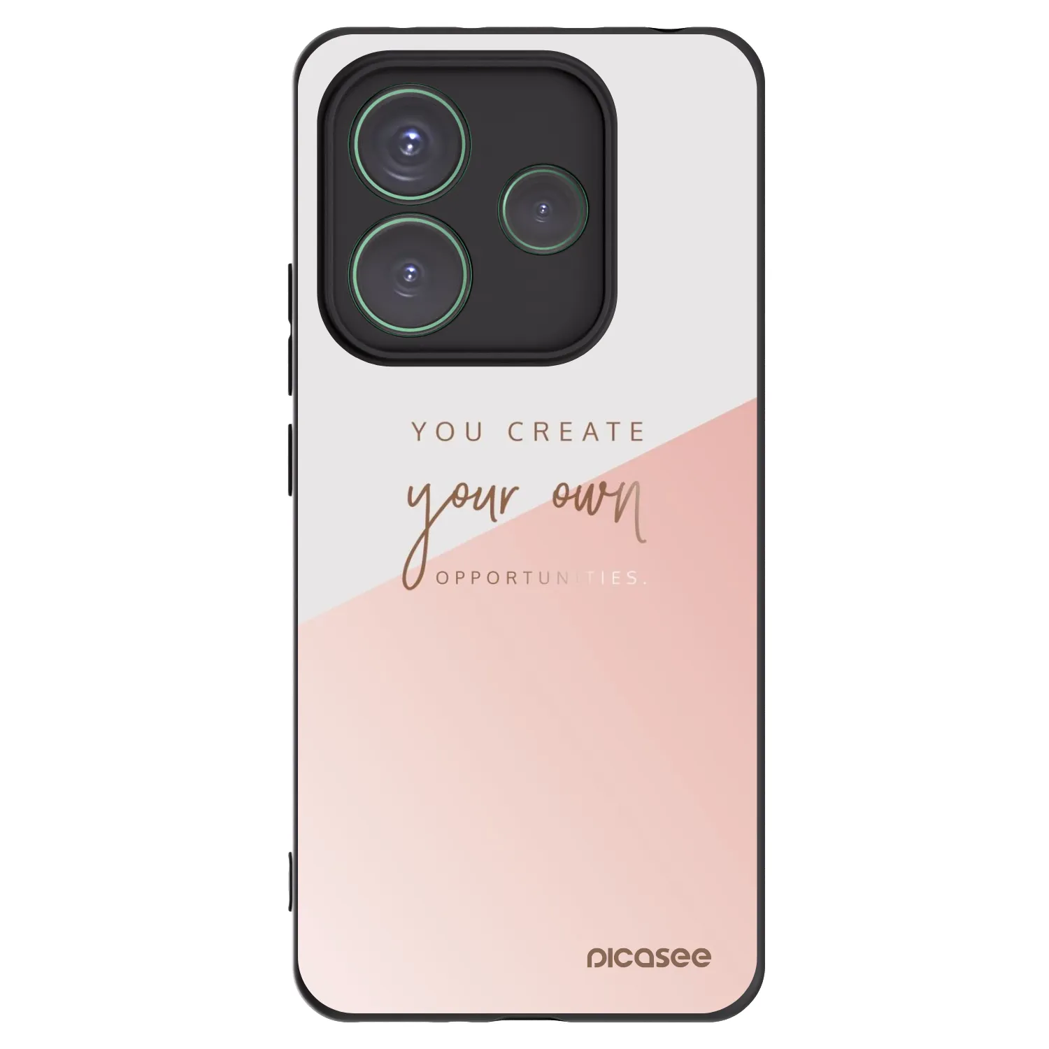 Picasee husă neagră din silicon pentru Xiaomi Redmi Note 14 5G - You create your own opportunities