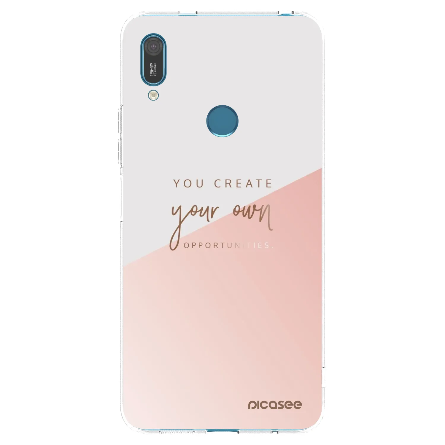 Picasee husă transparentă din silicon pentru Huawei Y7 2019 - You create your own opportunities