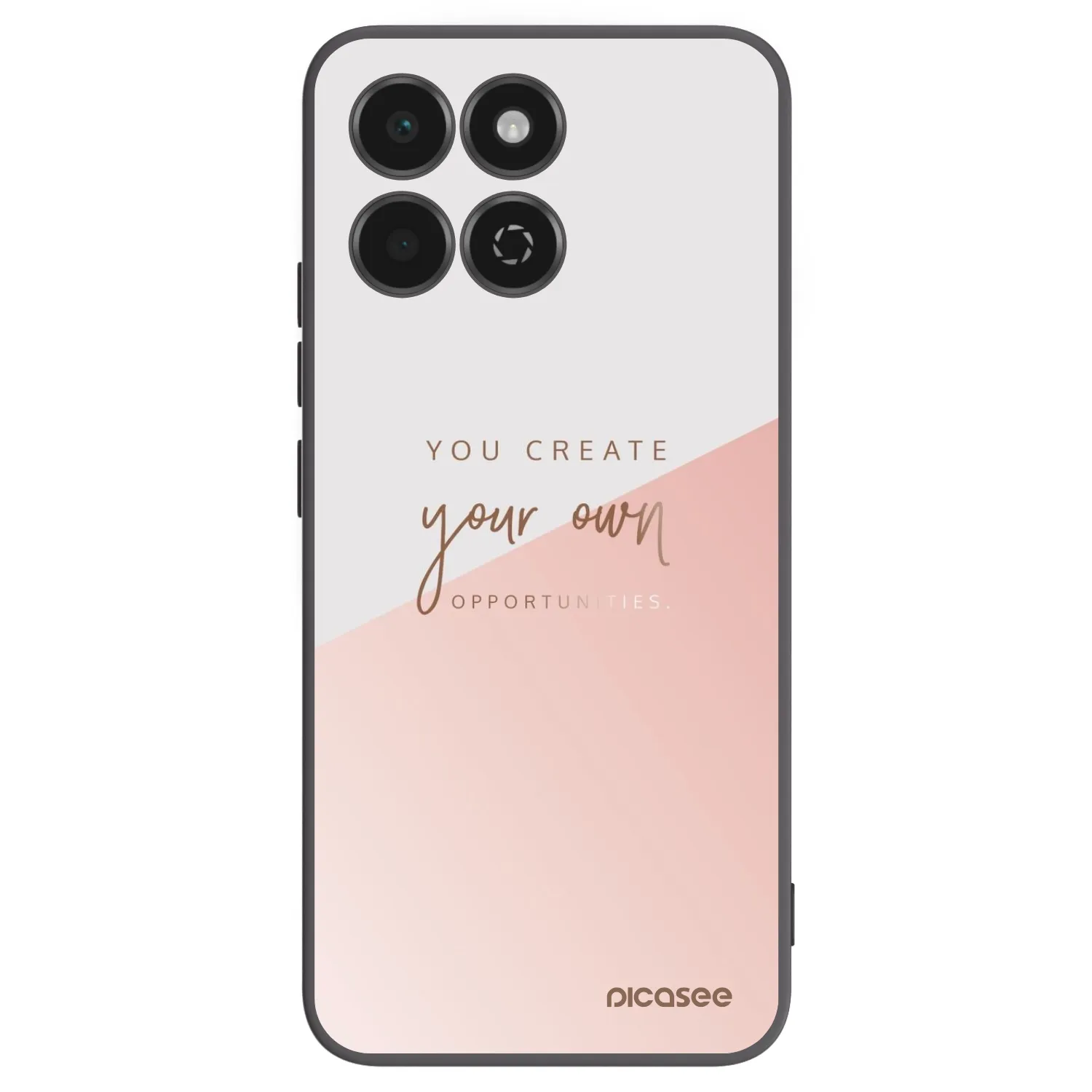 Picasee husă neagră din silicon pentru Honor 200 Smart 5G - You create your own opportunities