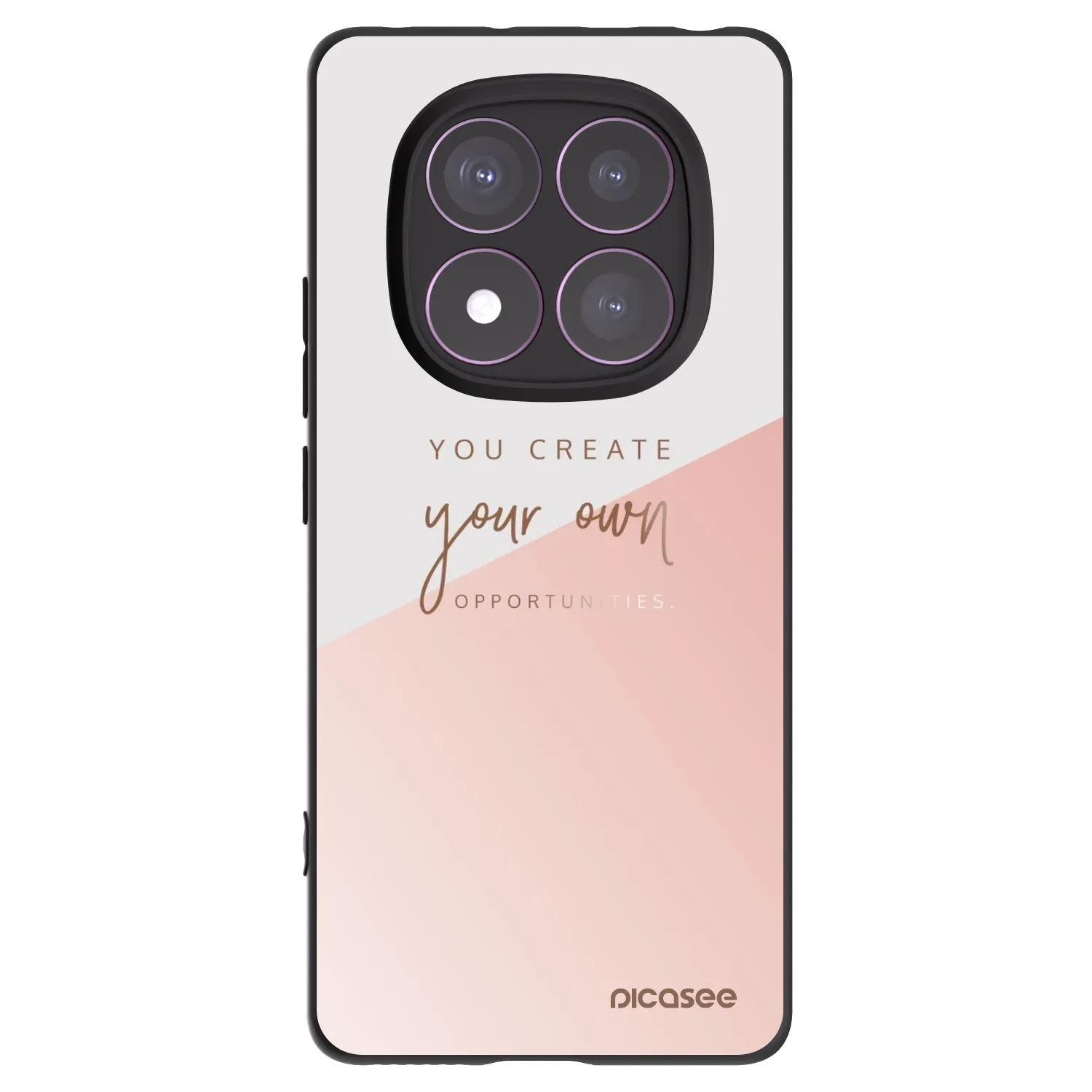 Picasee husă neagră din silicon pentru Xiaomi Redmi Note 14 Pro 4G - You create your own opportunities