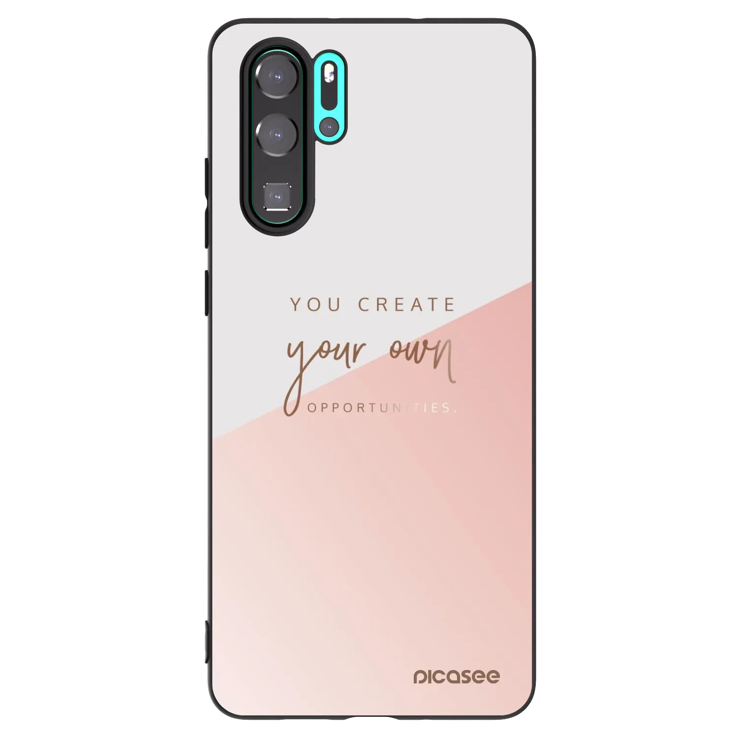 Picasee husă neagră din silicon pentru Huawei P30 Pro - You create your own opportunities