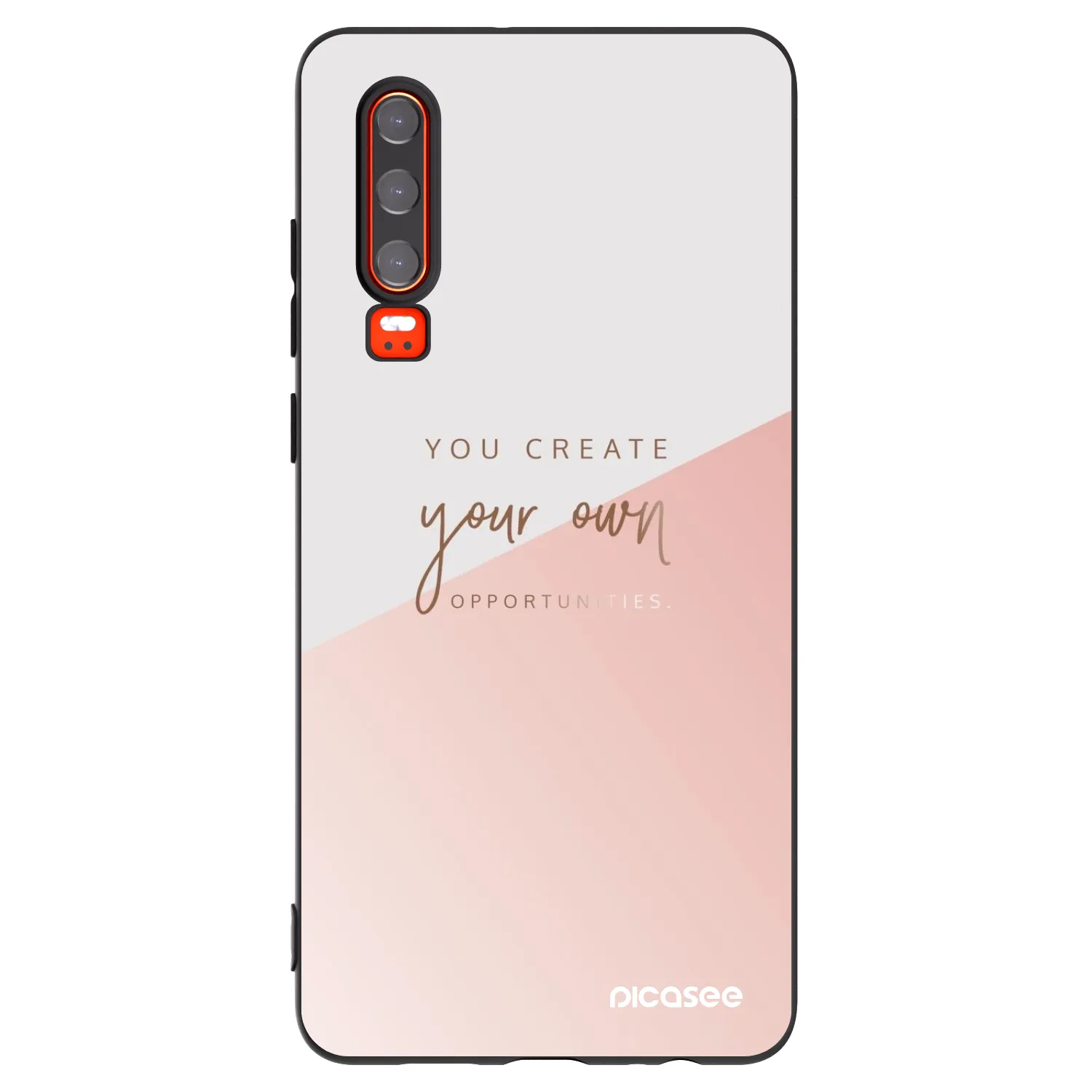 Picasee husă neagră din silicon pentru Huawei P30 - You create your own opportunities