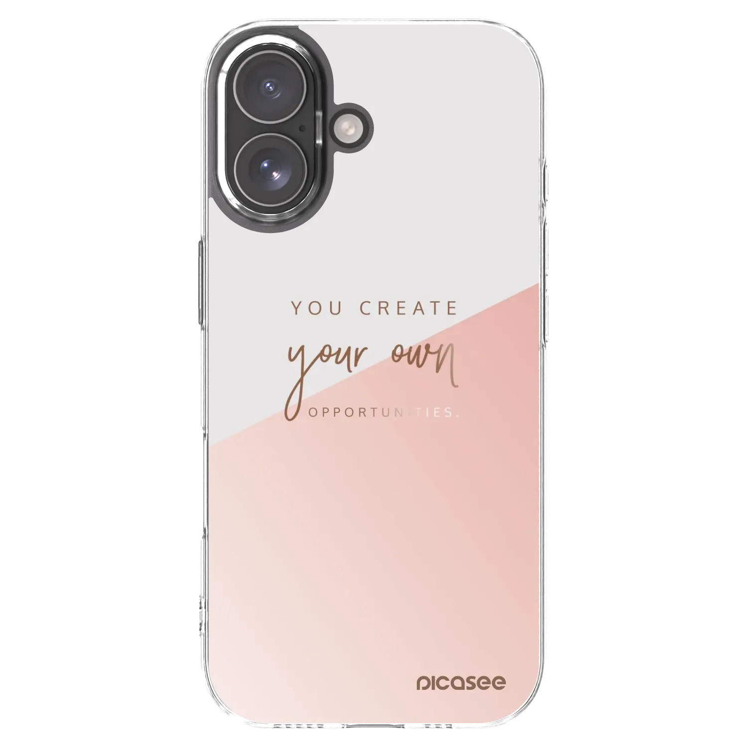 Picasee husă transparentă din silicon pentru Apple iPhone 17 - You create your own opportunities