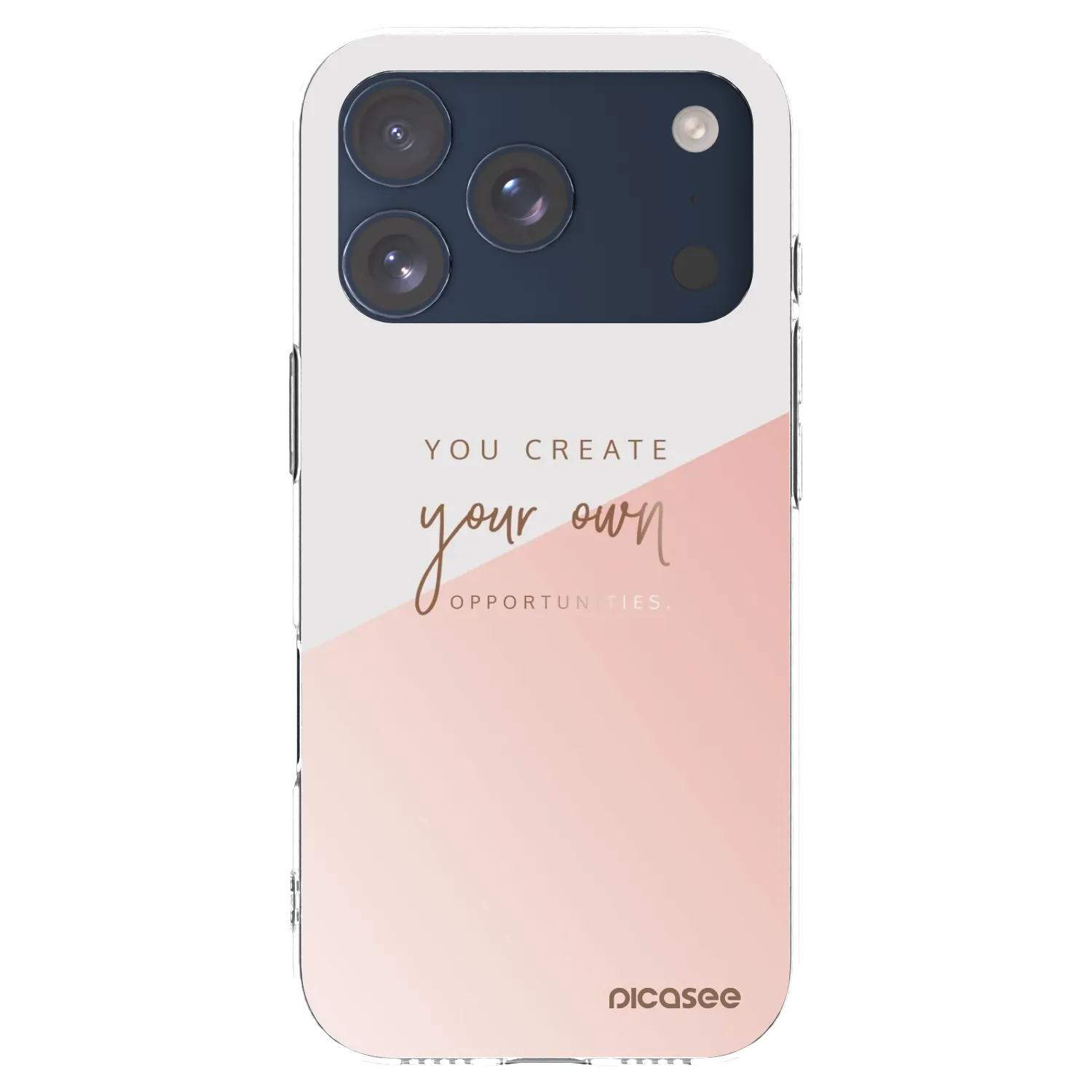 Picasee husă transparentă din silicon pentru Apple iPhone 17 Pro - You create your own opportunities