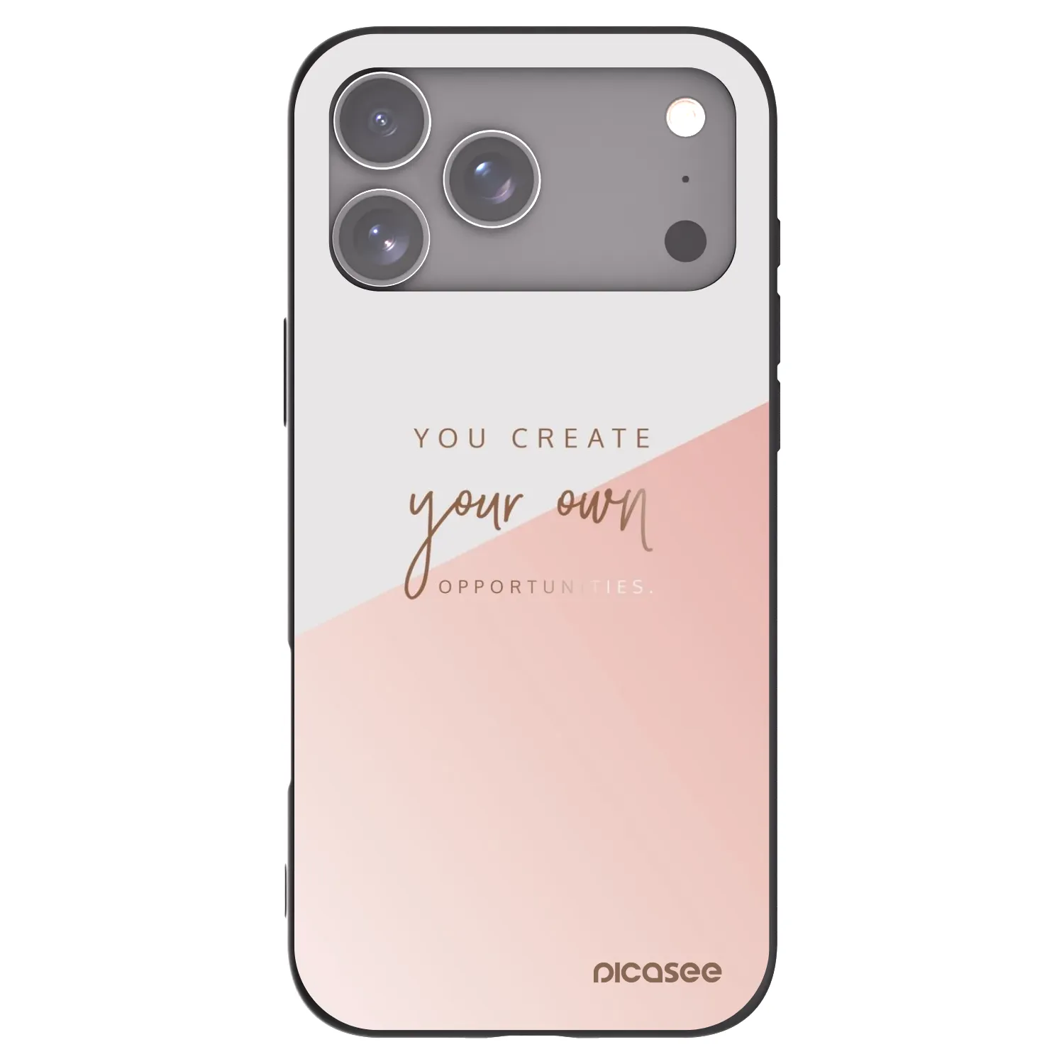 Picasee husă neagră din silicon pentru Apple iPhone 17 Pro Max - You create your own opportunities