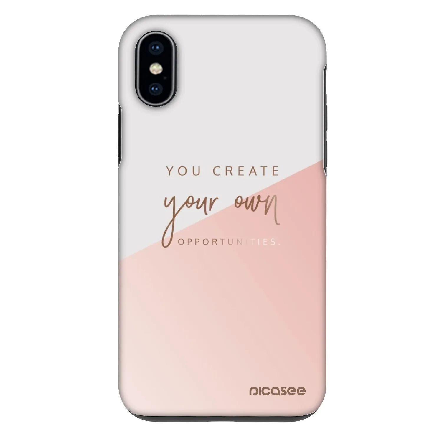 Picasee Fashion Case pentru Apple iPhone X/XS - You create your own opportunities