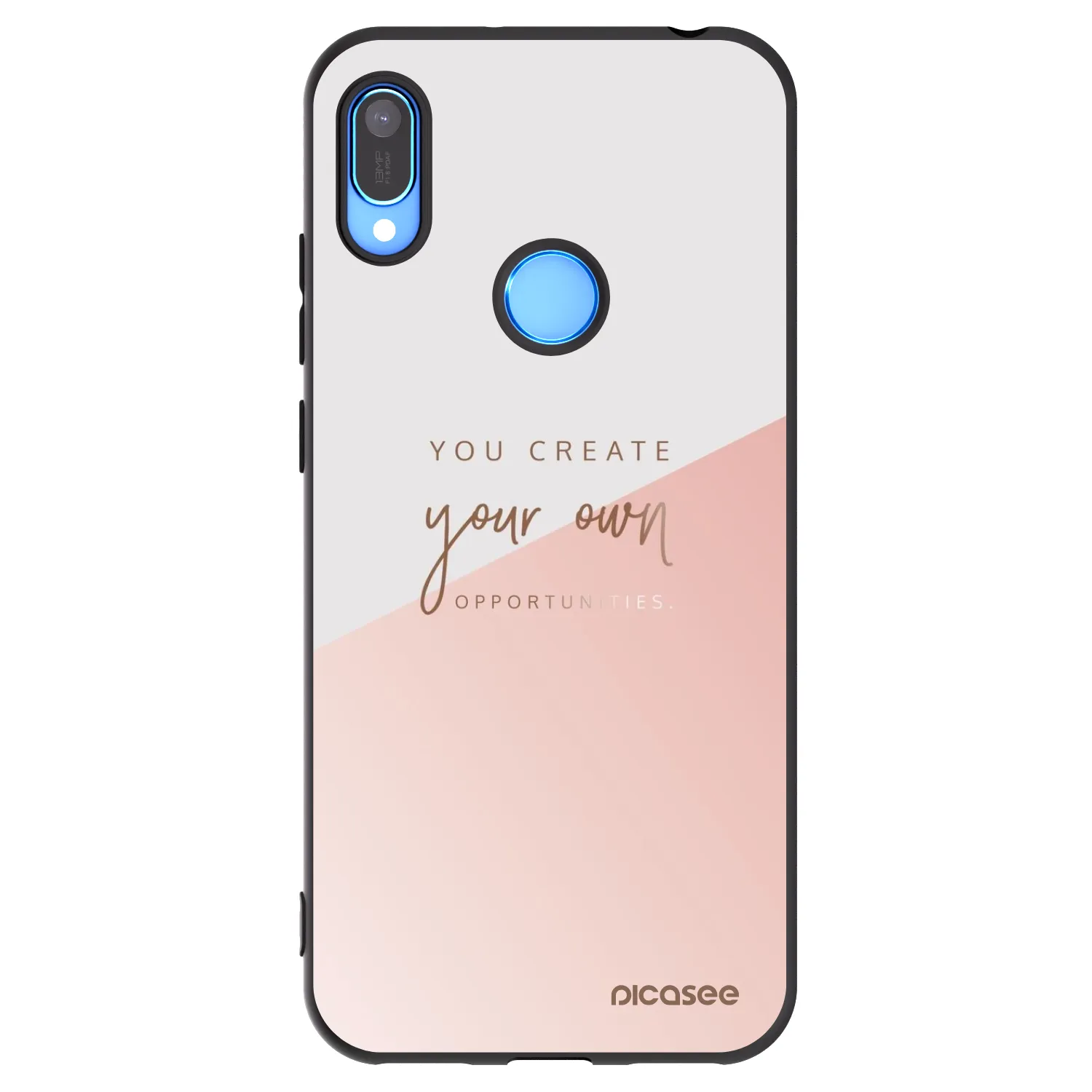 Picasee husă neagră din silicon pentru Huawei Y6 2019 - You create your own opportunities