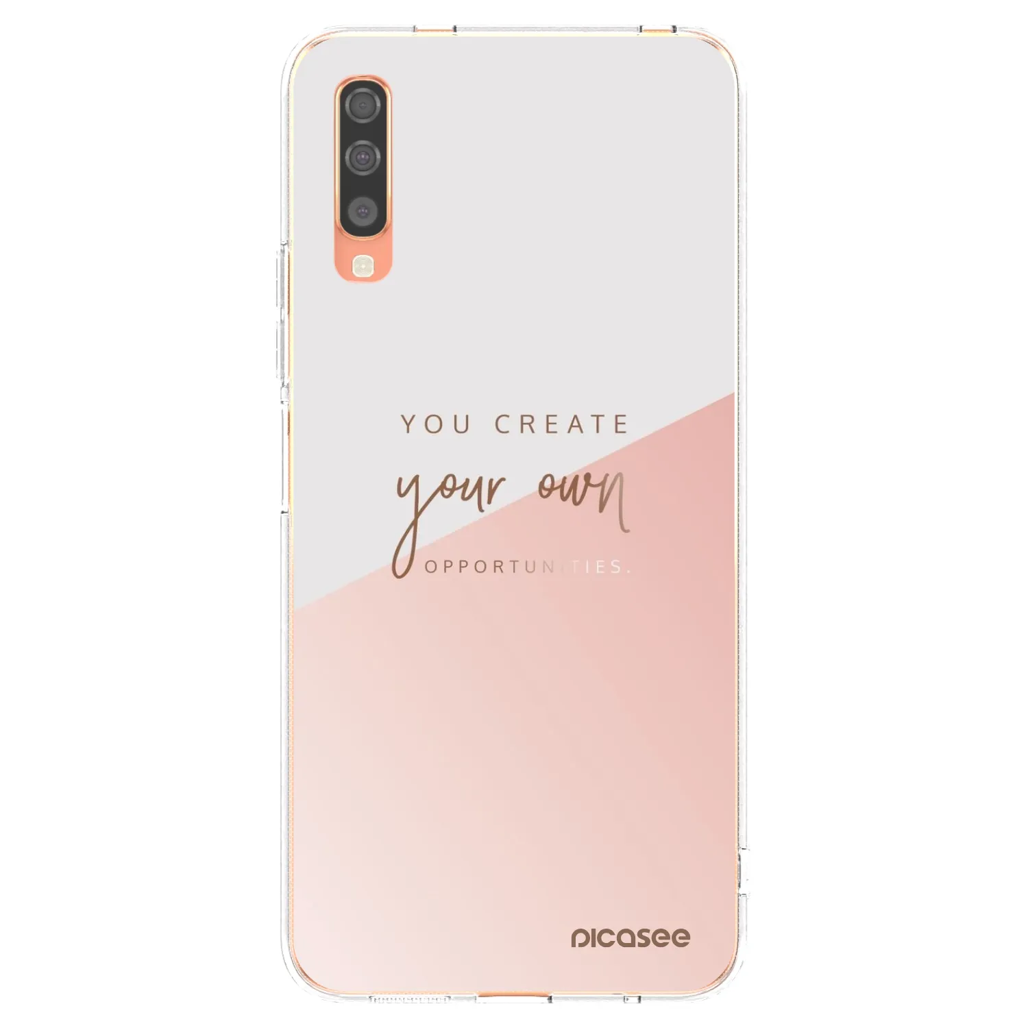 Picasee husă transparentă din silicon pentru Samsung Galaxy A70 A705F - You create your own opportunities