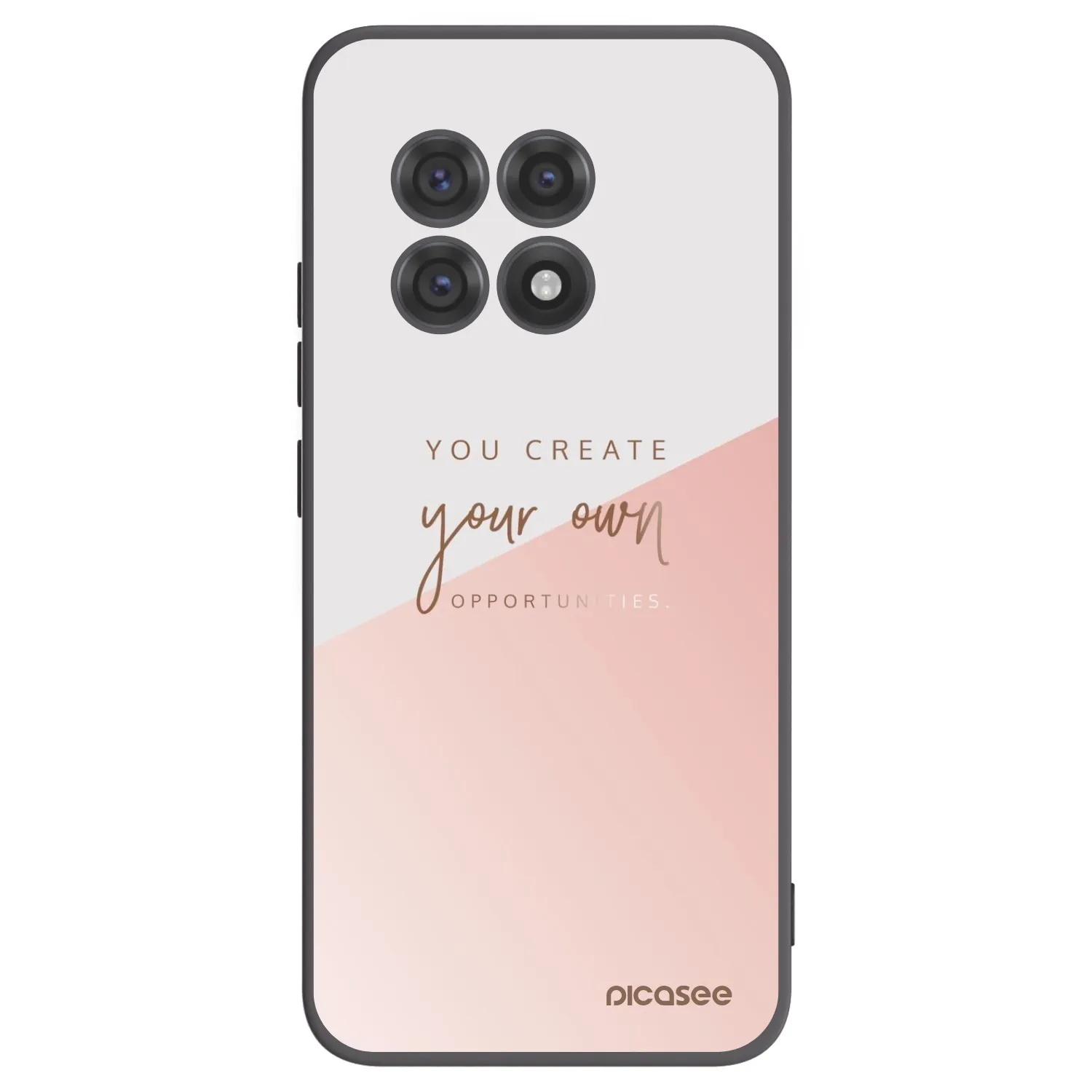 Picasee husă neagră din silicon pentru OnePlus 13R 5G - You create your own opportunities