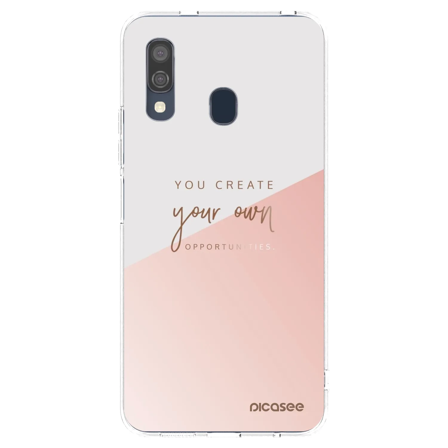Picasee husă transparentă din silicon pentru Samsung Galaxy A40 A405F - You create your own opportunities