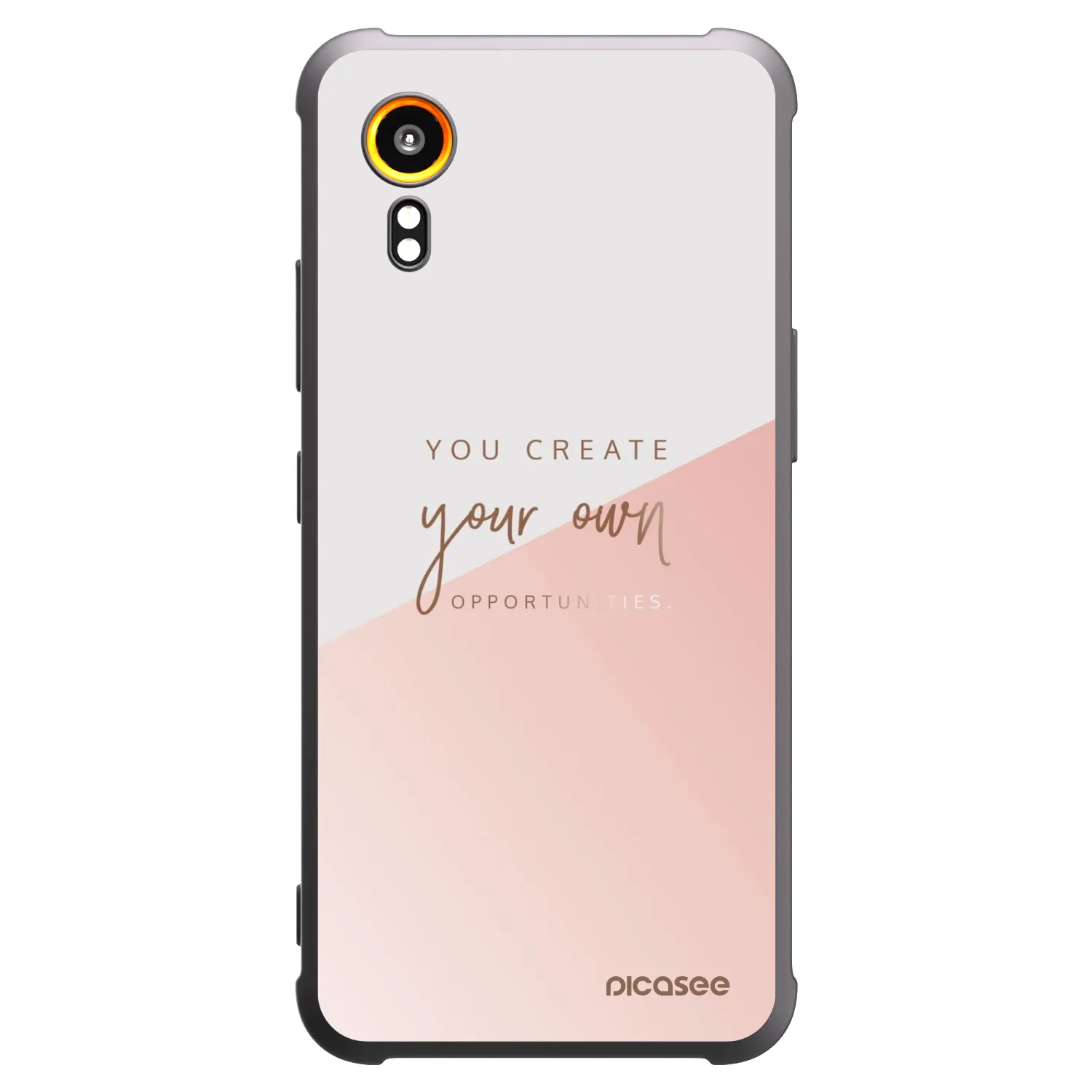 Picasee husă neagră din silicon pentru Samsung Galaxy Xcover 7 - You create your own opportunities