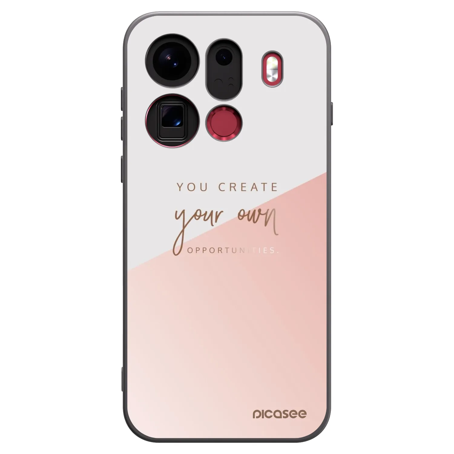 Picasee husă neagră din silicon pentru OPPO Find X9 Pro - You create your own opportunities
