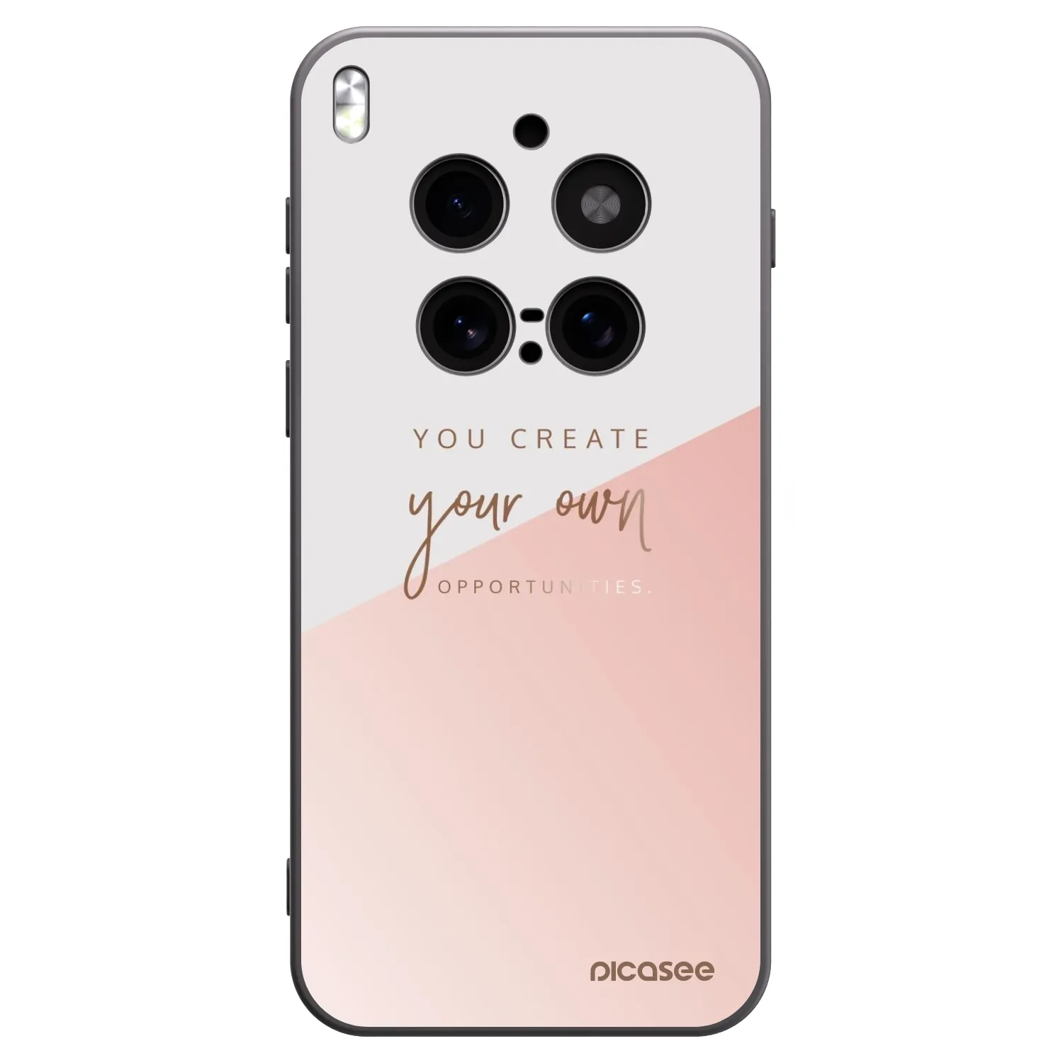 Picasee husă neagră din silicon pentru Vivo X300 Pro - You create your own opportunities