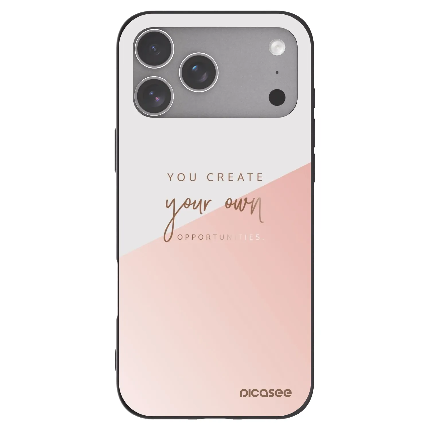 Picasee husă neagră din silicon pentru Apple iPhone 18 Pro Max - You create your own opportunities