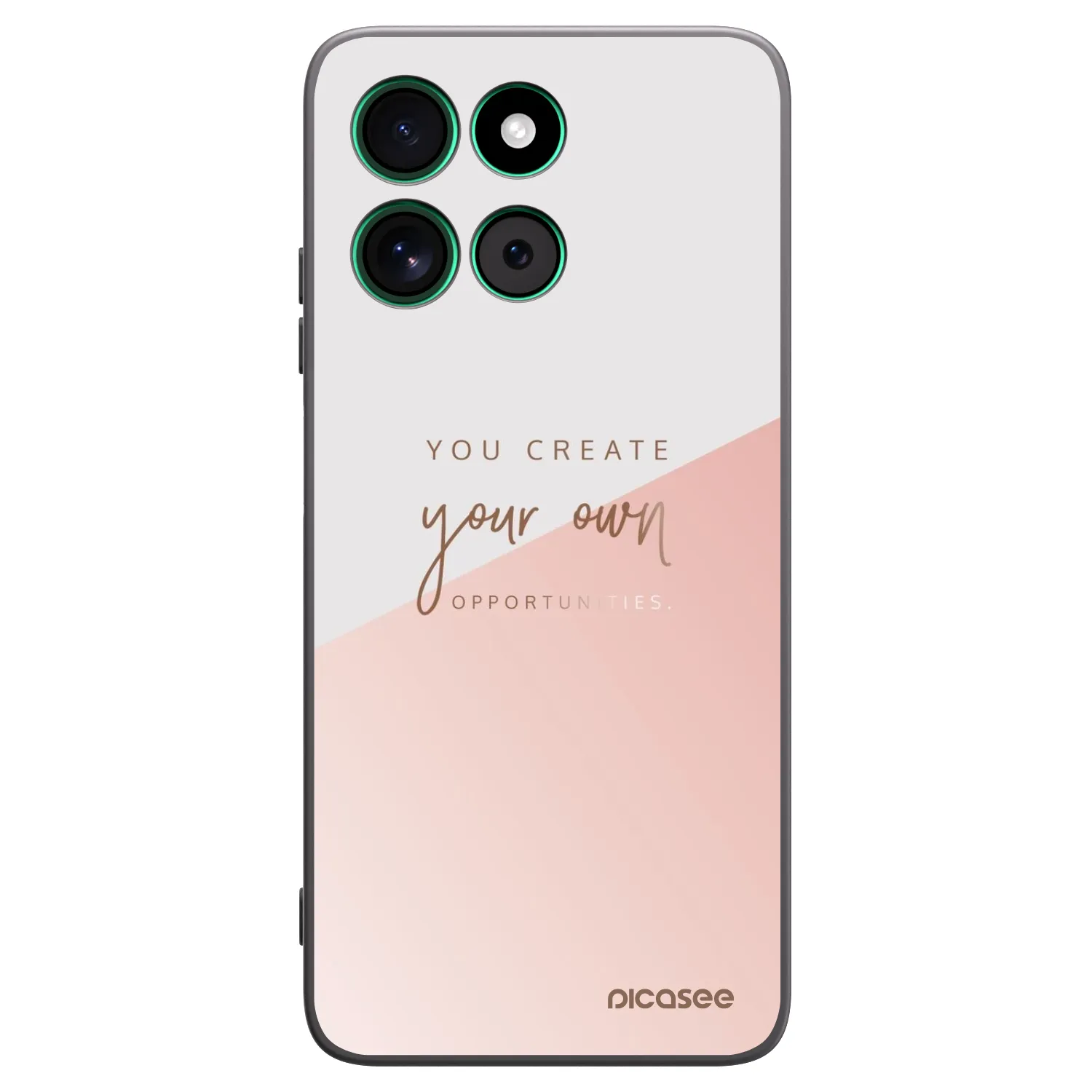 Picasee husă neagră din silicon pentru Motorola Moto G57 Power - You create your own opportunities