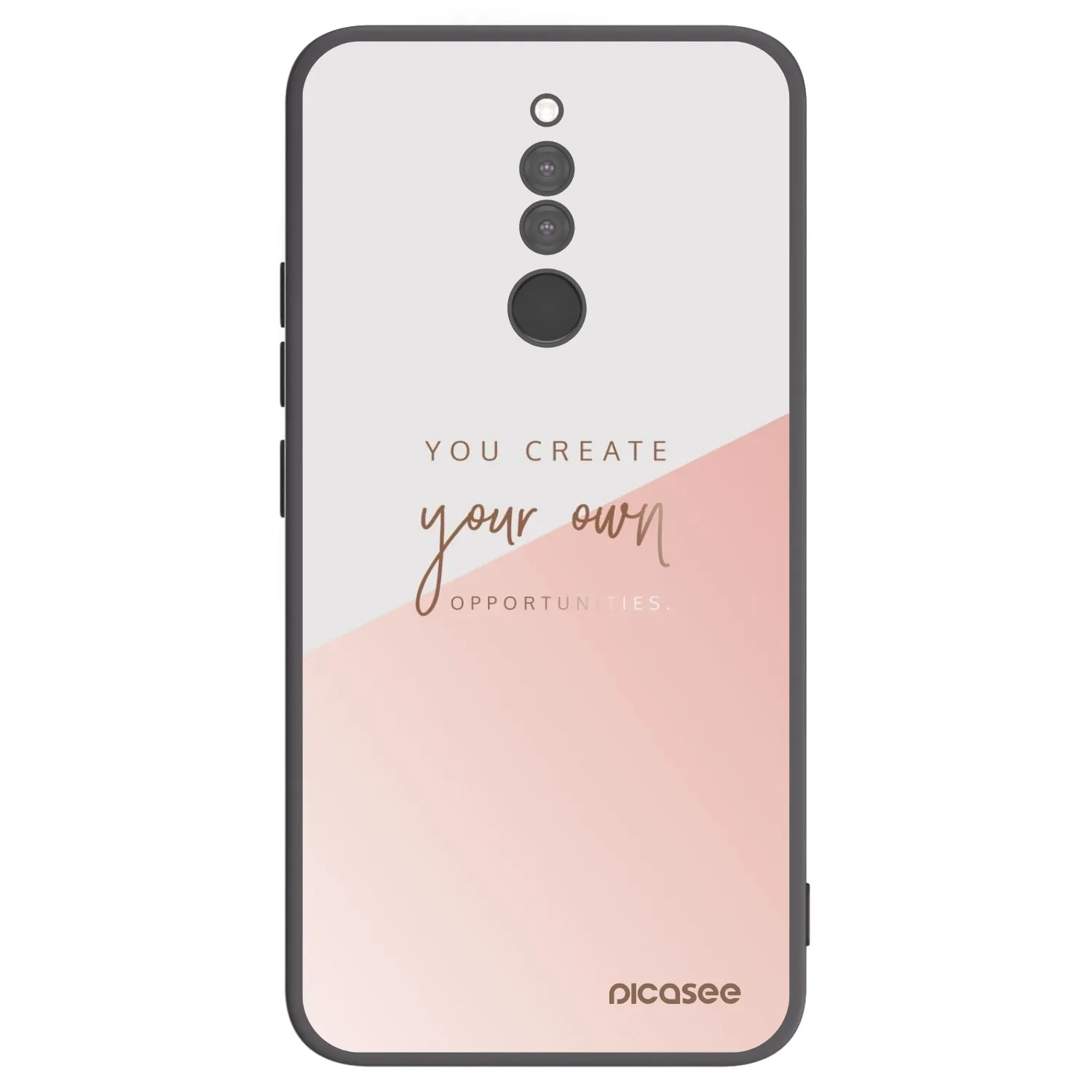 Picasee husă neagră din silicon pentru Xiaomi Redmi 8 - You create your own opportunities