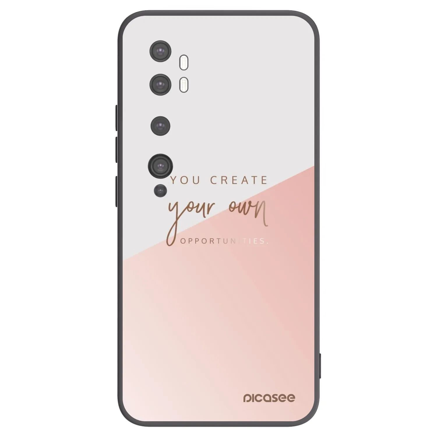 Picasee husă neagră din silicon pentru Xiaomi Mi Note 10 (Pro) - You create your own opportunities