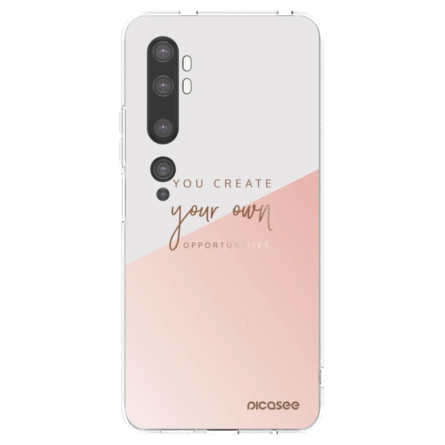 Picasee husă transparentă din silicon pentru Xiaomi Mi Note 10 (Pro) - You create your own opportunities