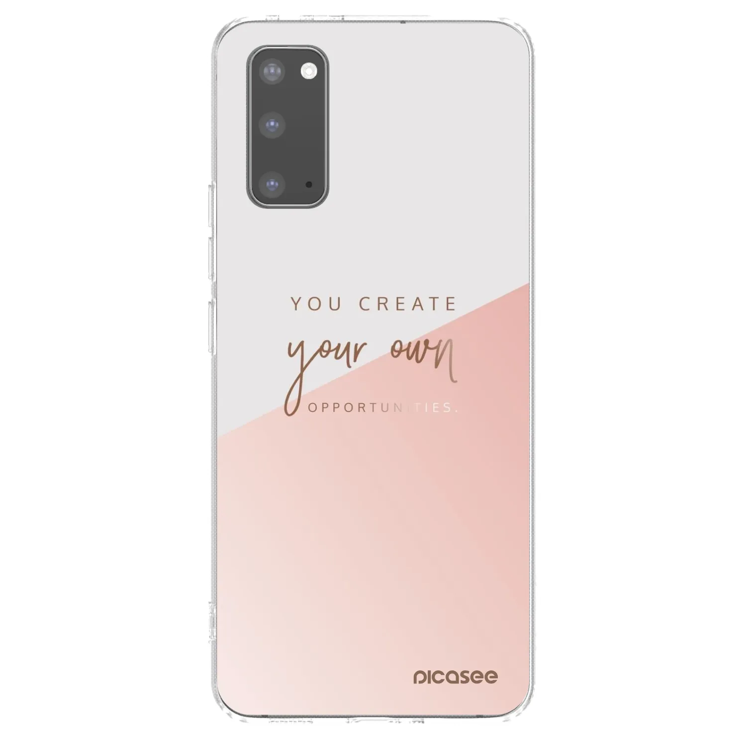 Picasee husă transparentă din silicon pentru Samsung Galaxy S20 G980F - You create your own opportunities